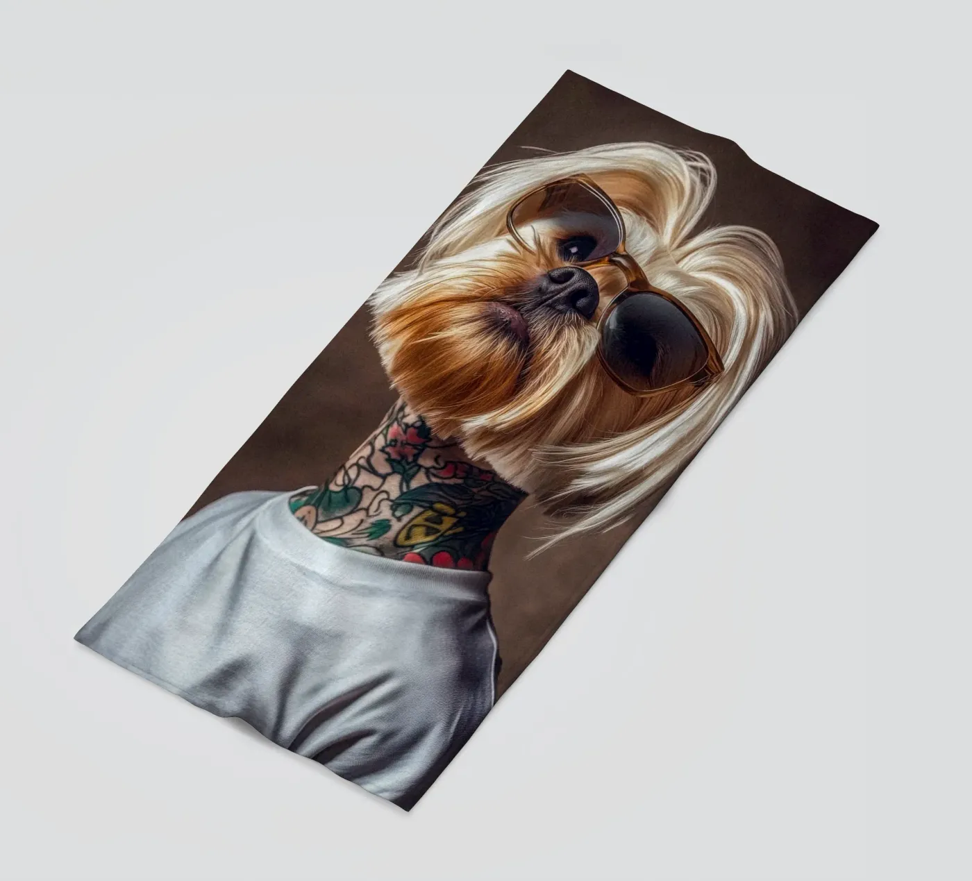 Nova strandhanddoek van Affiches Chien Originales – Dogland