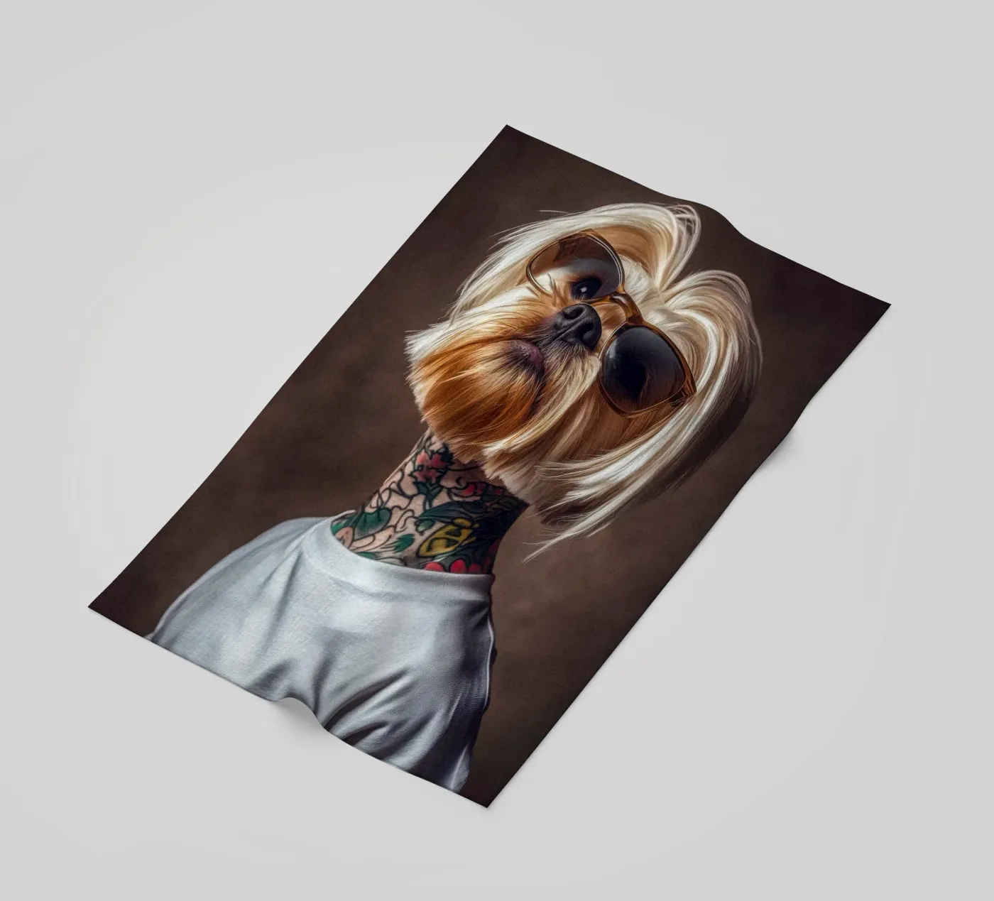 Nova strandhanddoek van Affiches Chien Originales – Dogland