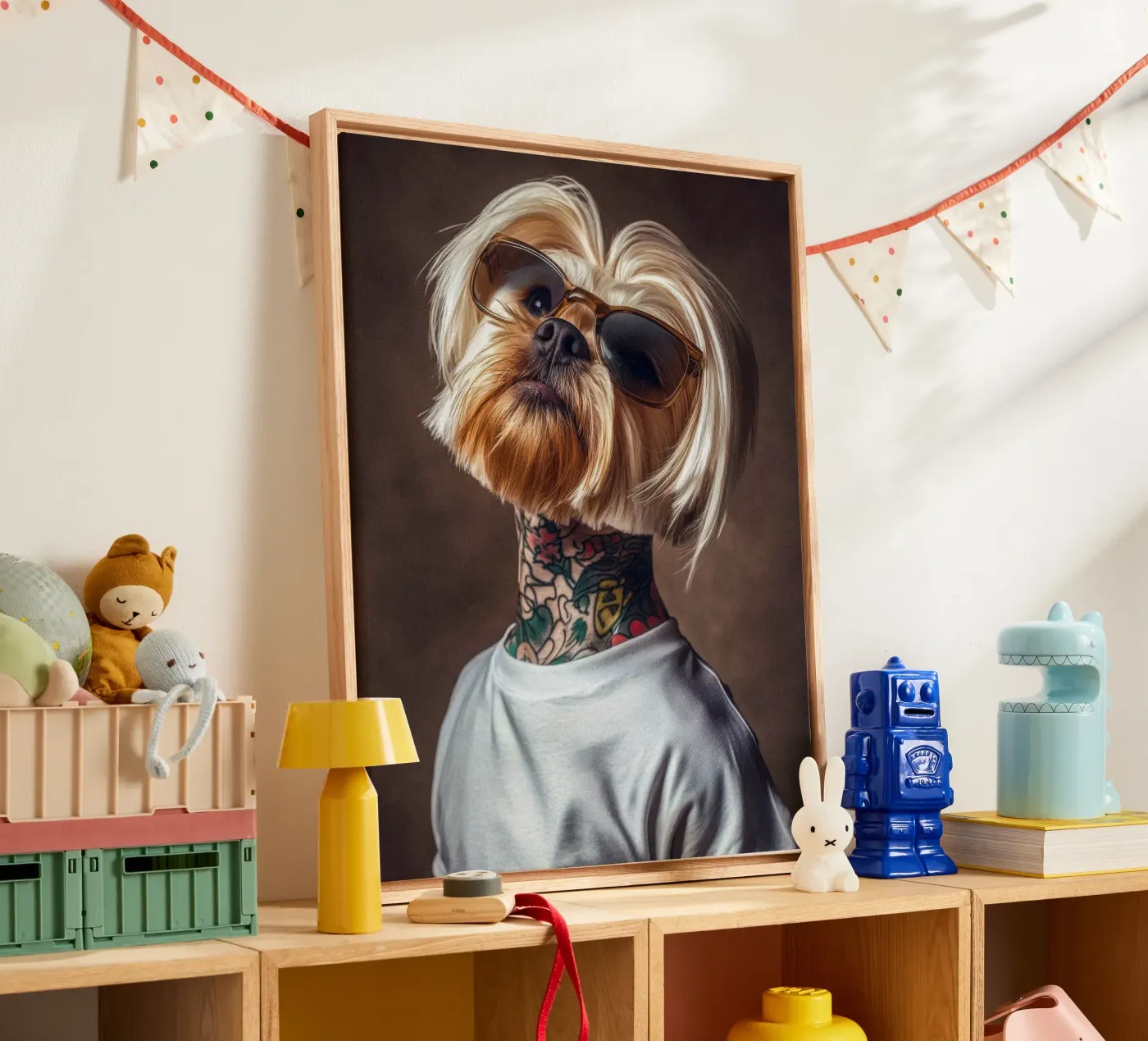 Nova canvas by Affiches Chien Originales – Dogland
