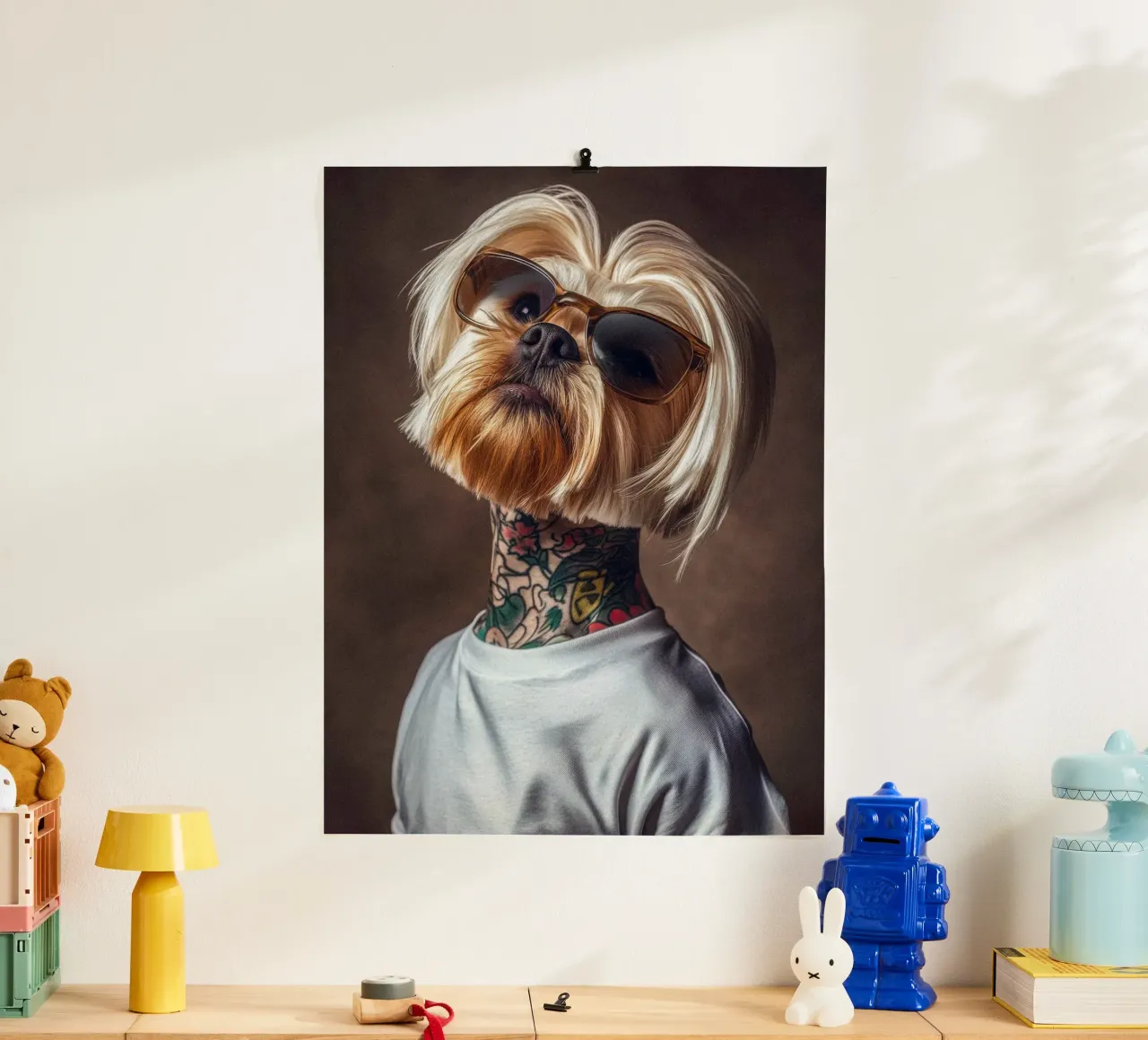 Nova poster by Affiches Chien Originales – Dogland
