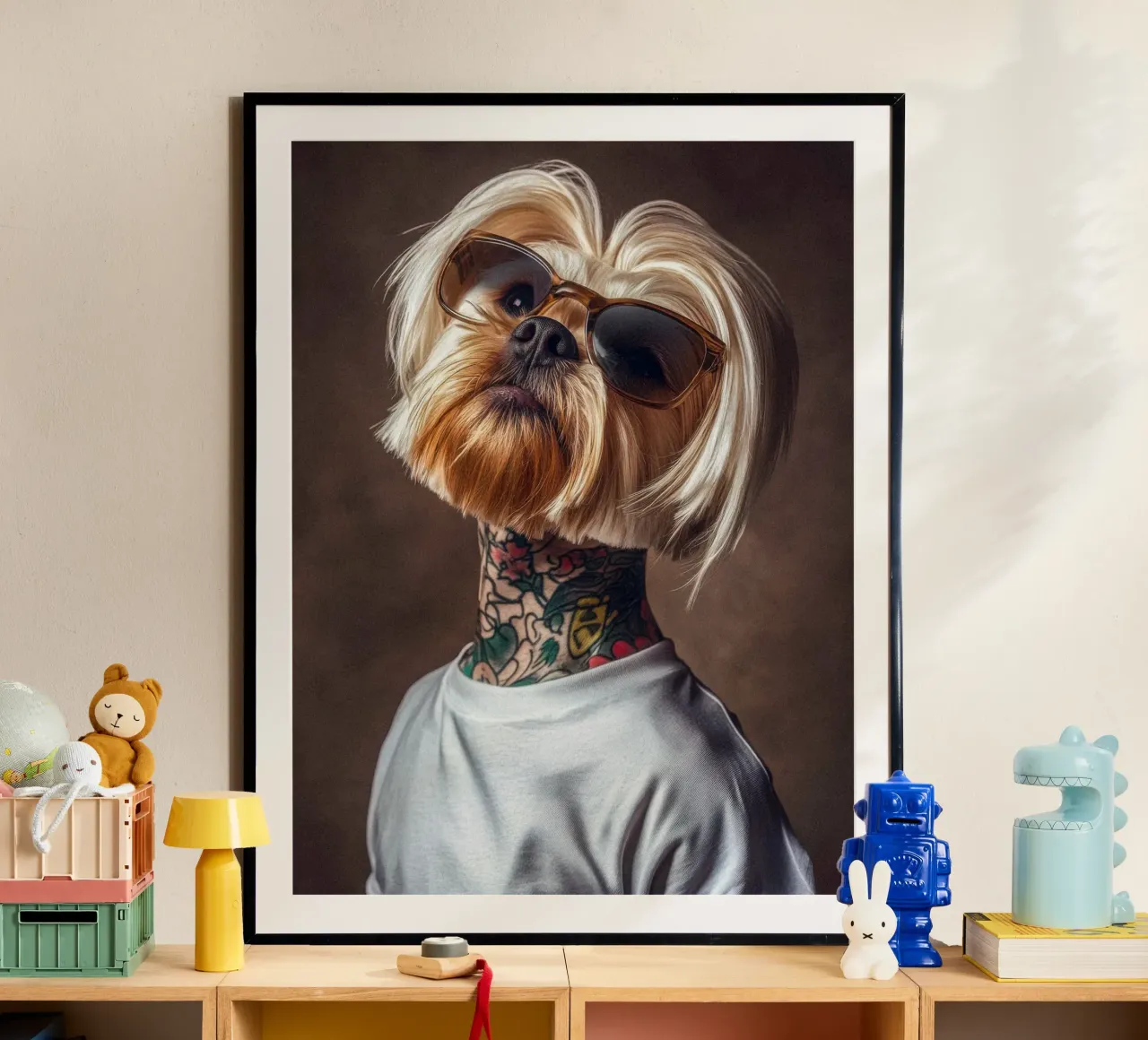 Nova poster by Affiches Chien Originales – Dogland
