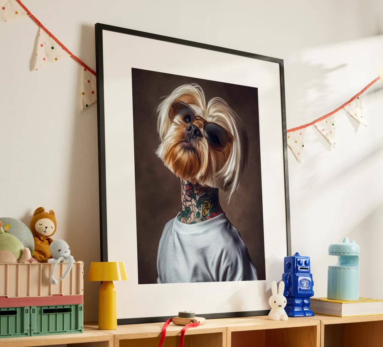 Nova poster by Affiches Chien Originales – Dogland