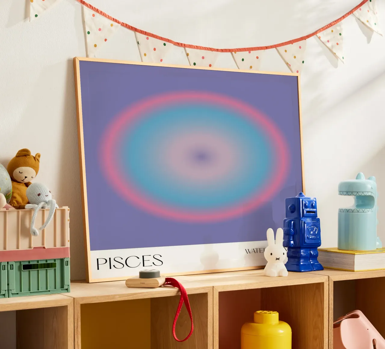 Pesci, Aura, Zodiaco poster da Peaches Art Prints