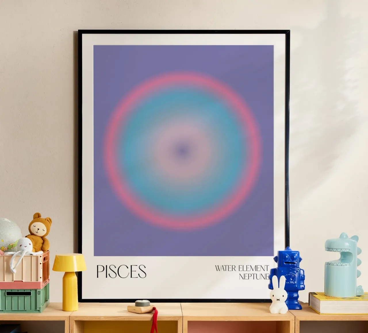 Pesci, Aura, Zodiaco poster da Peaches Art Prints