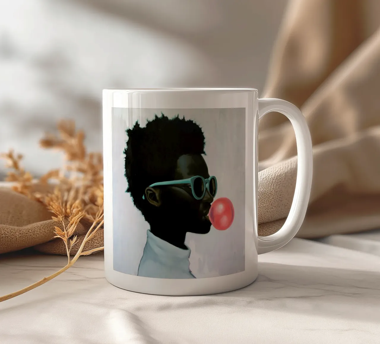 How Far Is a Light Year Keramik Tasse von Alexander Grahovsky