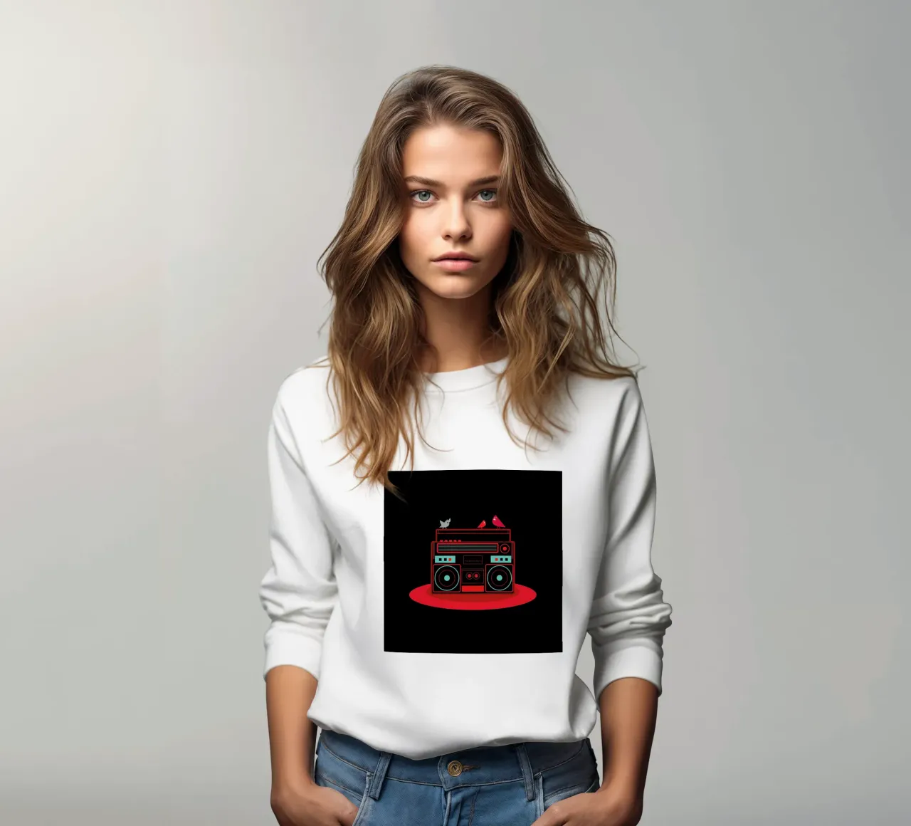 Boombox felpa da Petros Afshar