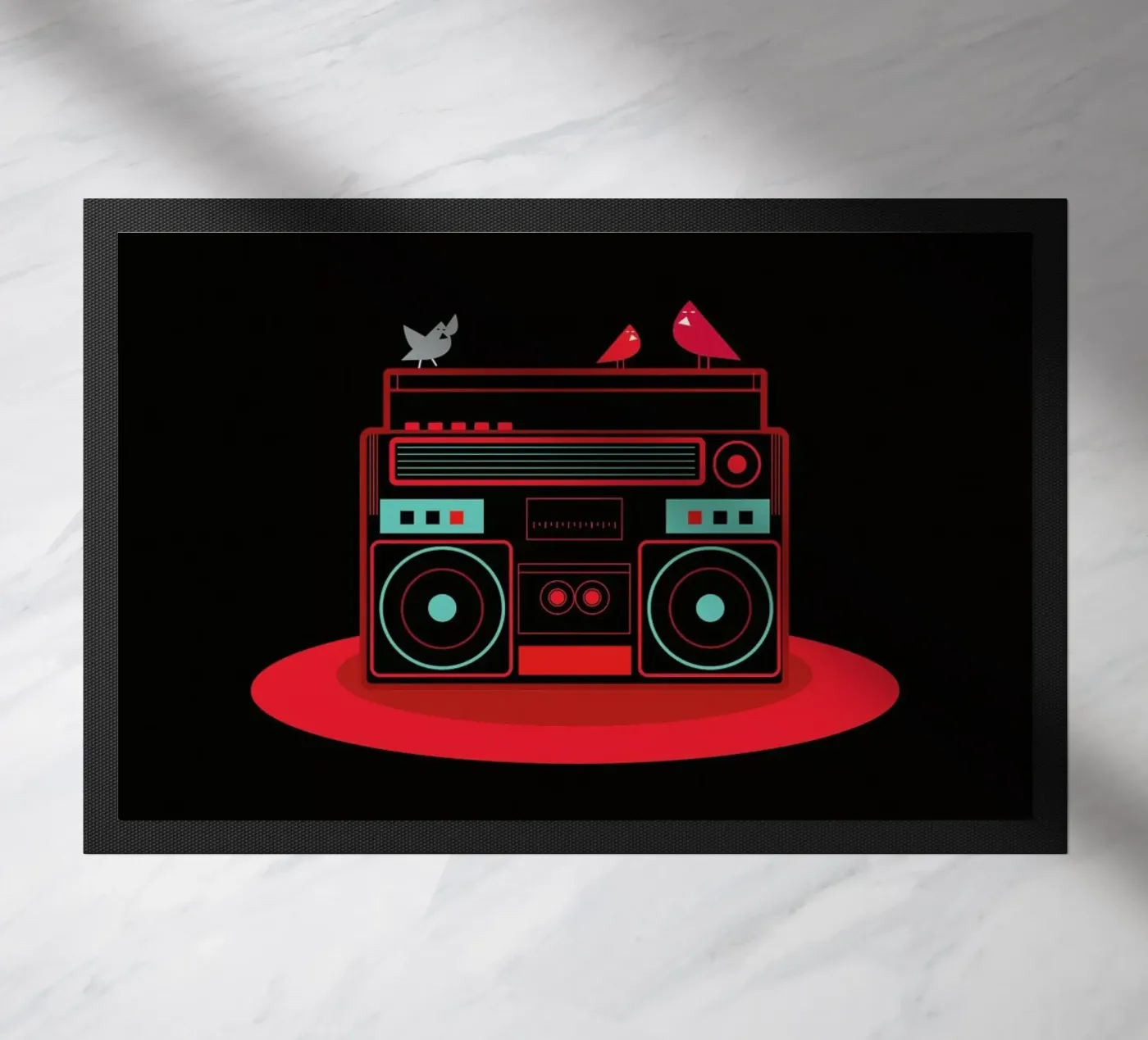 Boombox deurmat van Petros Afshar