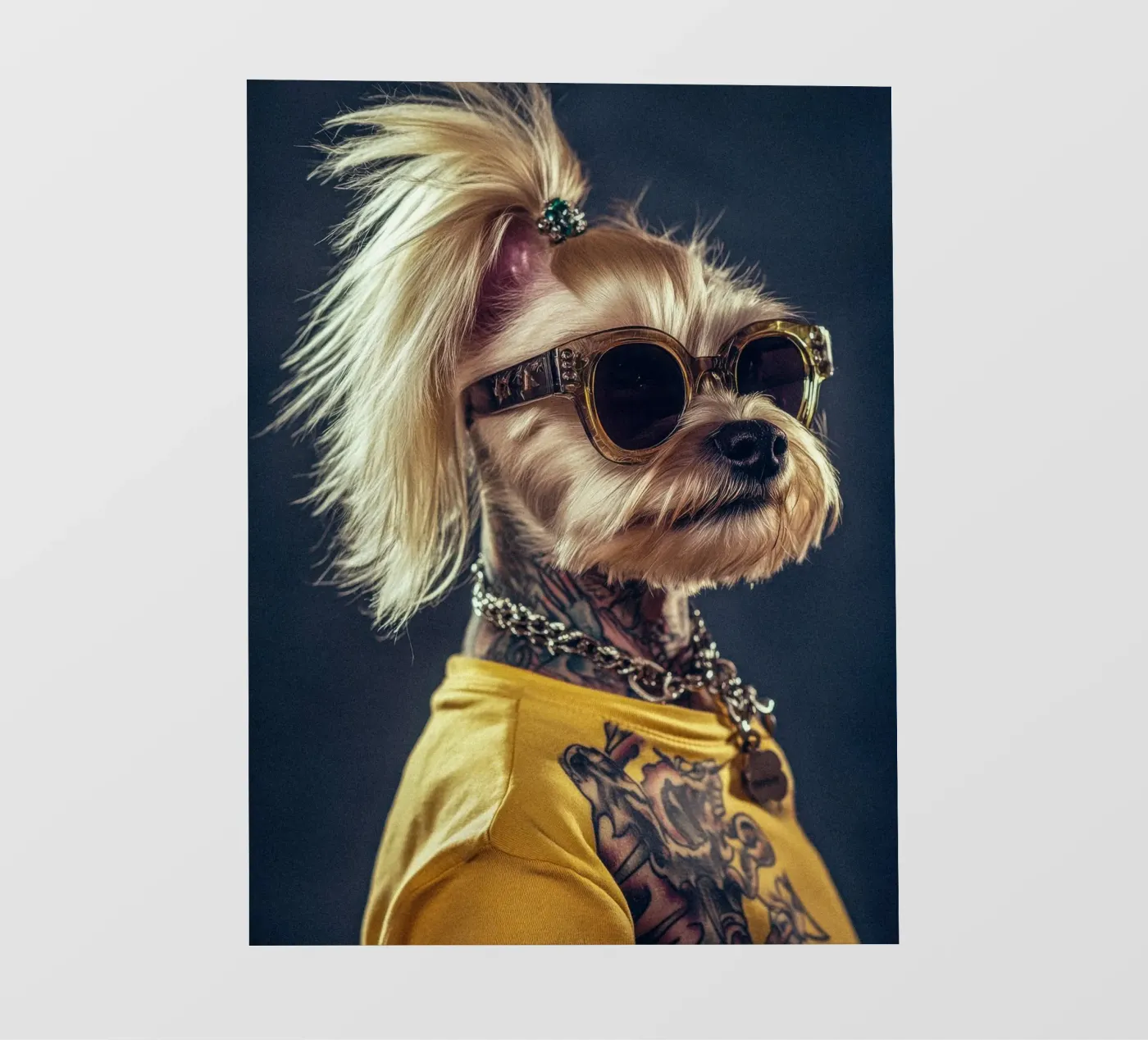 Vesper fotobehang van Affiches Chien Originales – Dogland