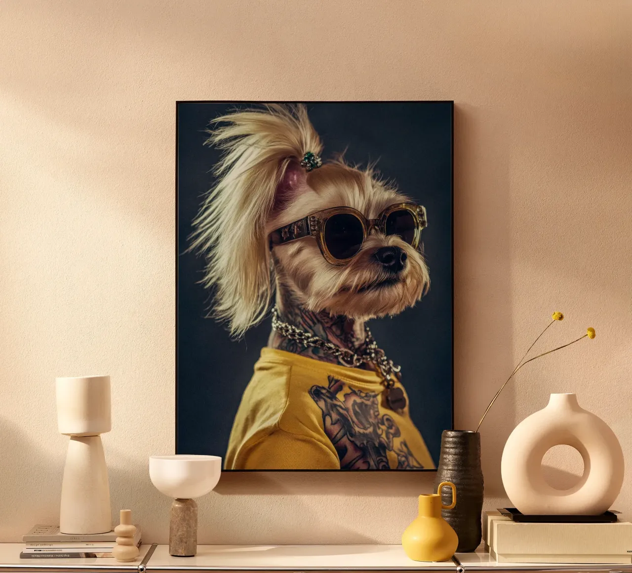 Vesper plexiglass da Affiches Chien Originales – Dogland