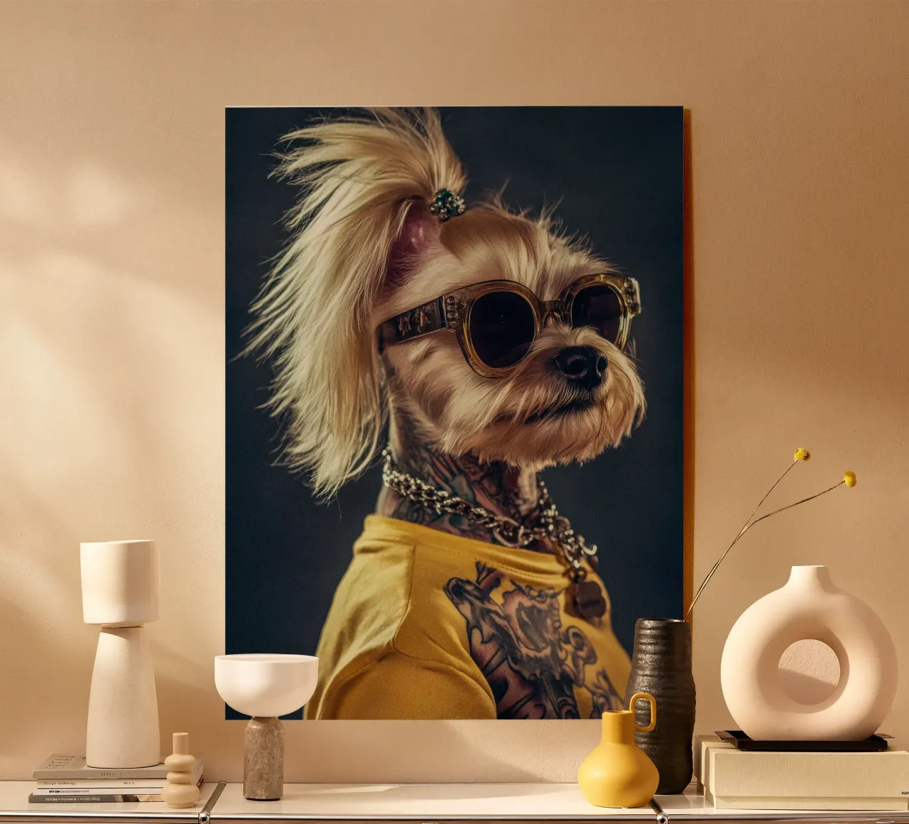 Vesper acrylic glass by Affiches Chien Originales – Dogland