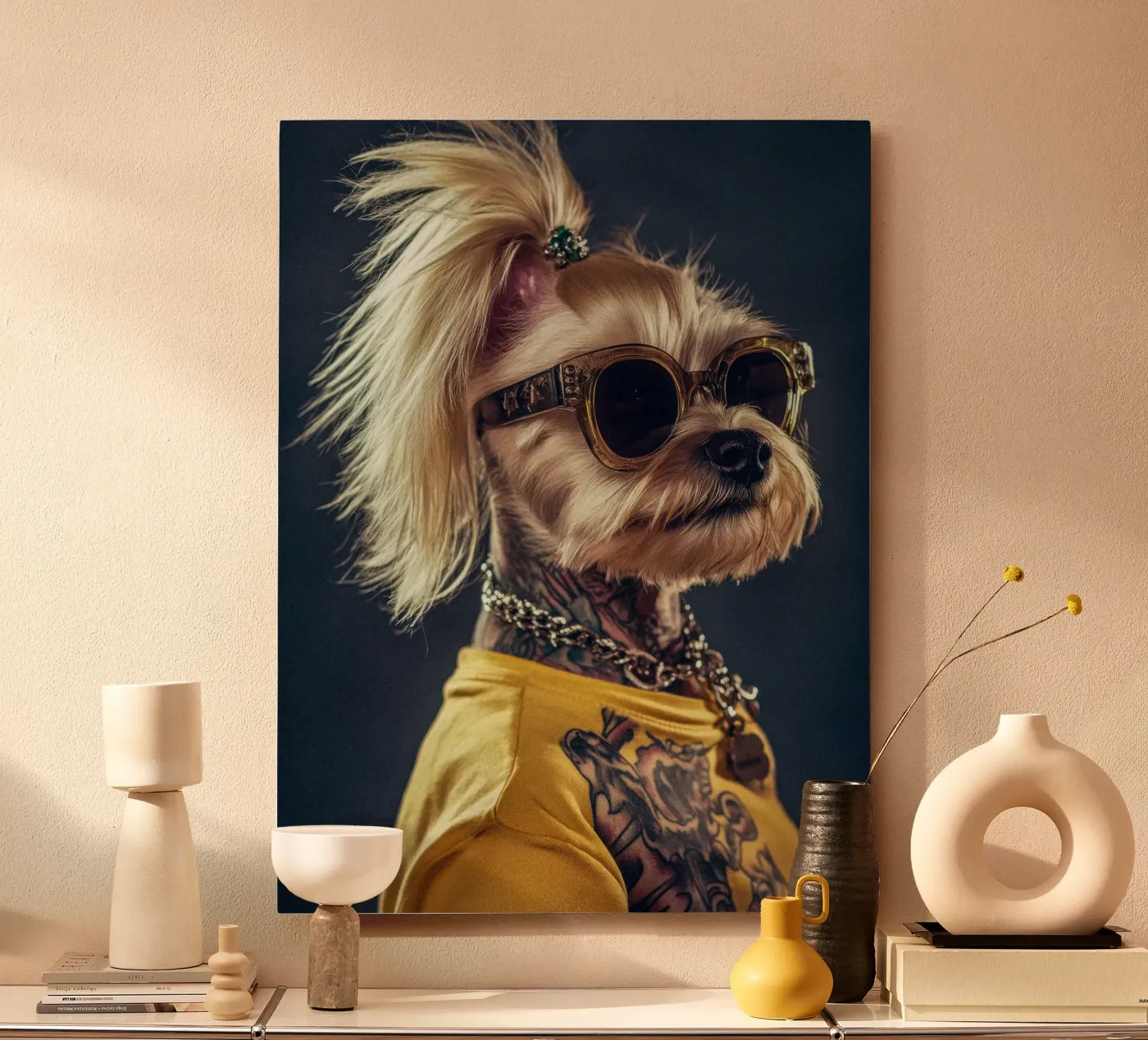 Vesper forex plate by Affiches Chien Originales – Dogland