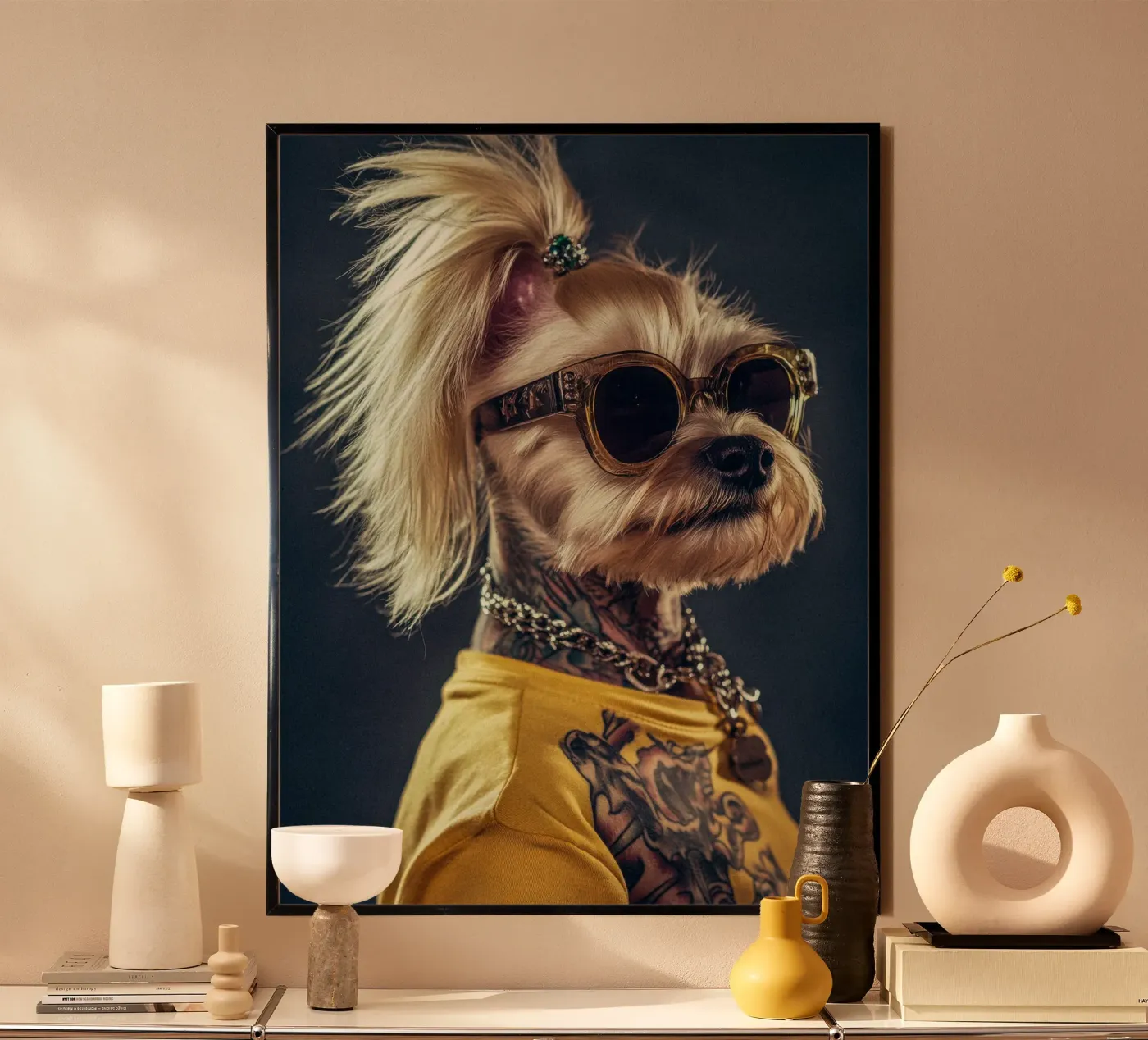 Vesper Poster von Affiches Chien Originales – Dogland