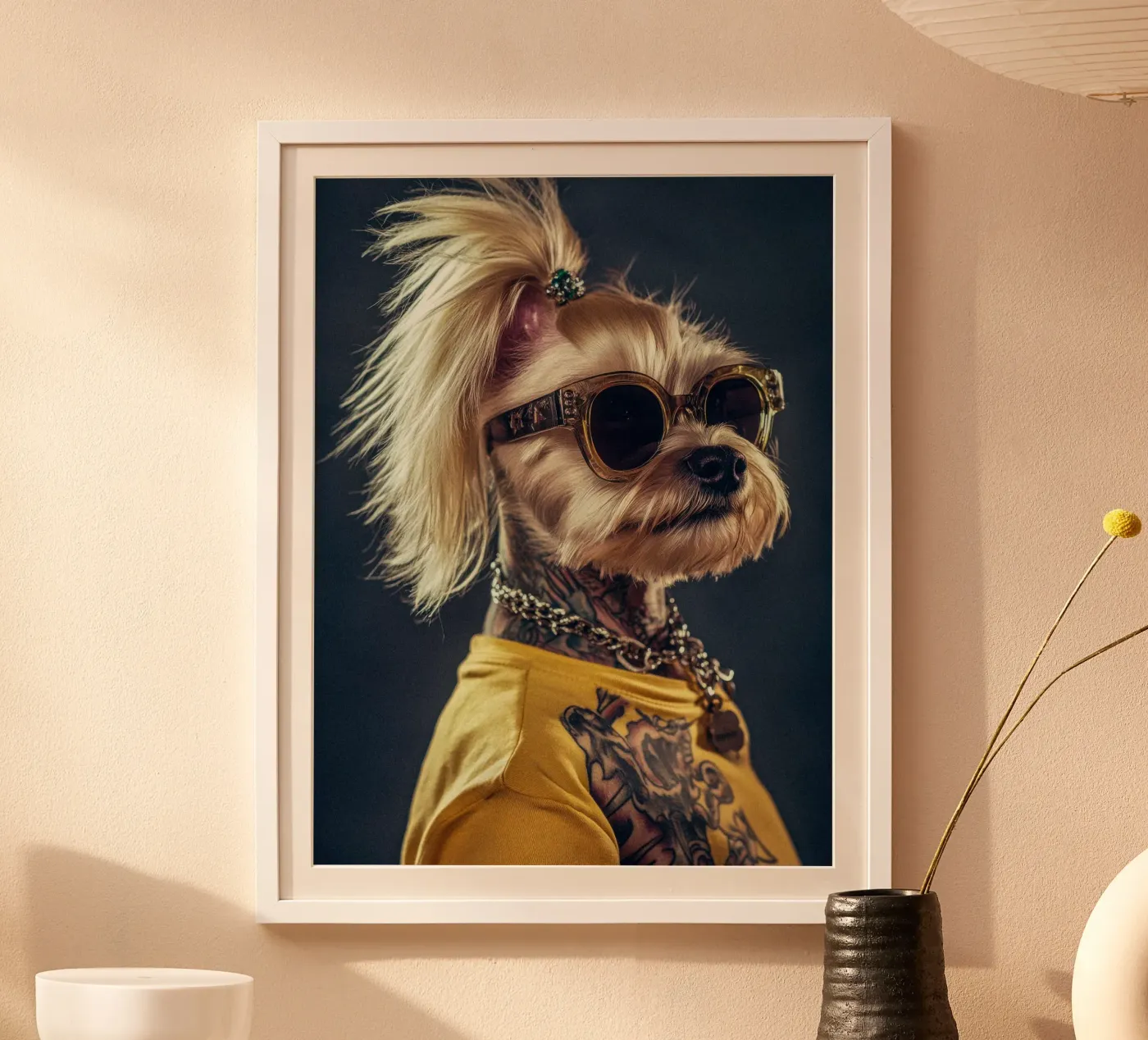 Vesper Poster von Affiches Chien Originales – Dogland