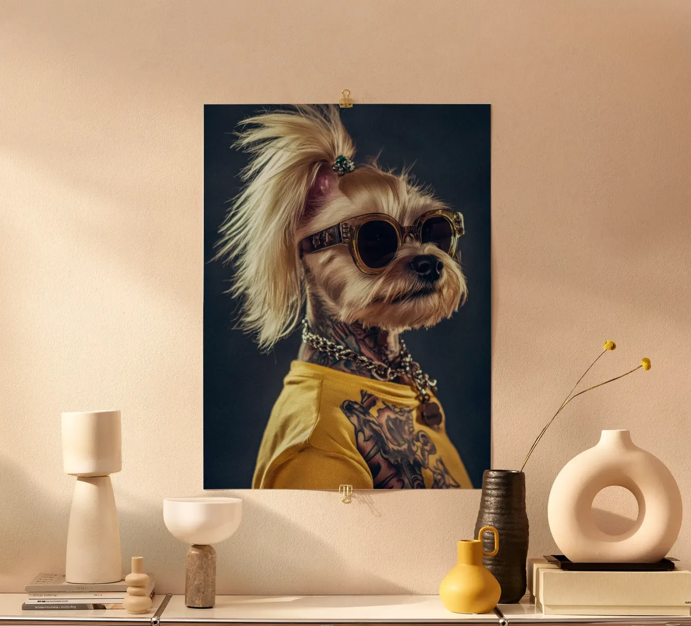 Vesper Poster von Affiches Chien Originales – Dogland