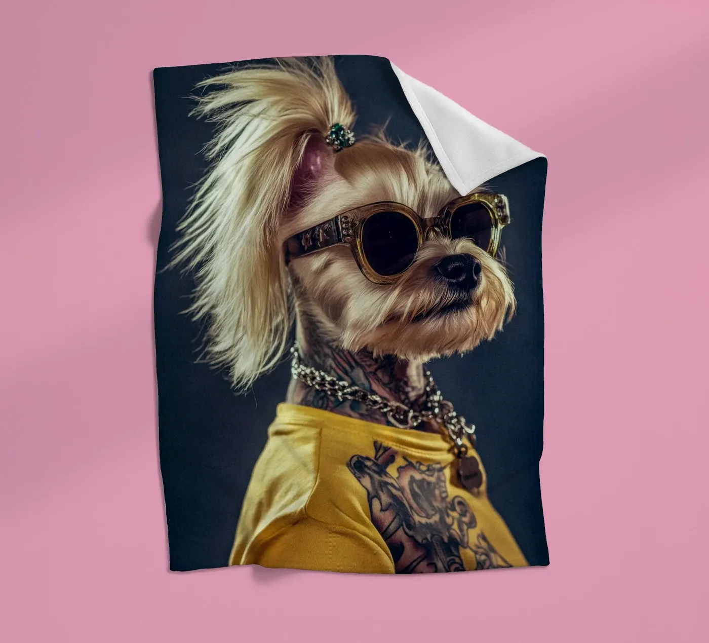 Vesper fleece blanket by Affiches Chien Originales – Dogland