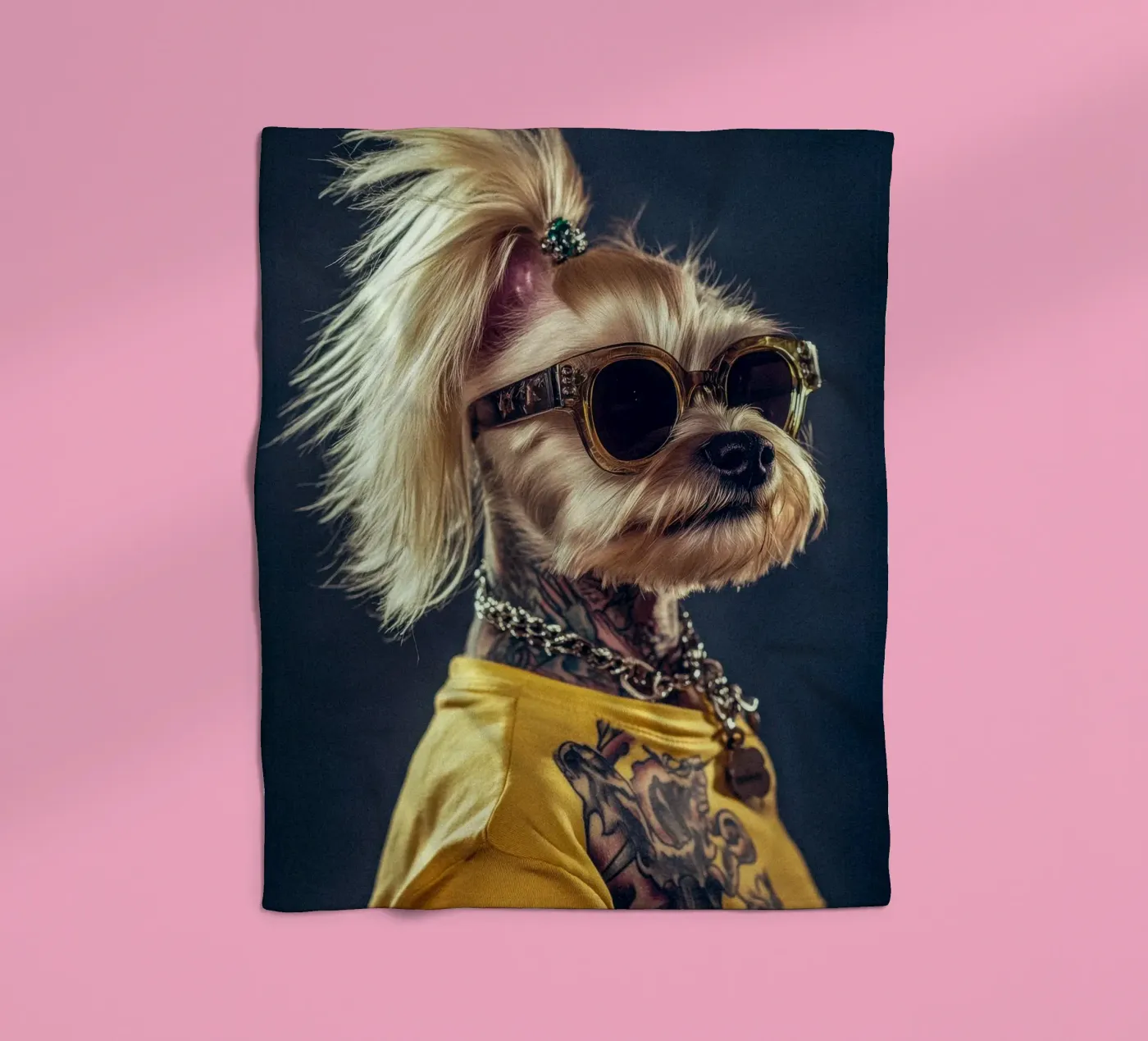 Vesper fleece blanket by Affiches Chien Originales – Dogland