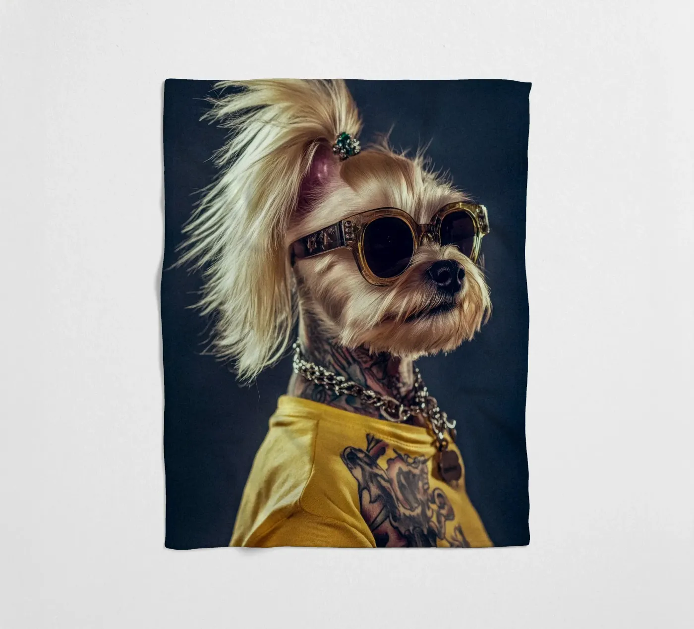 Vesper fleece blanket by Affiches Chien Originales – Dogland