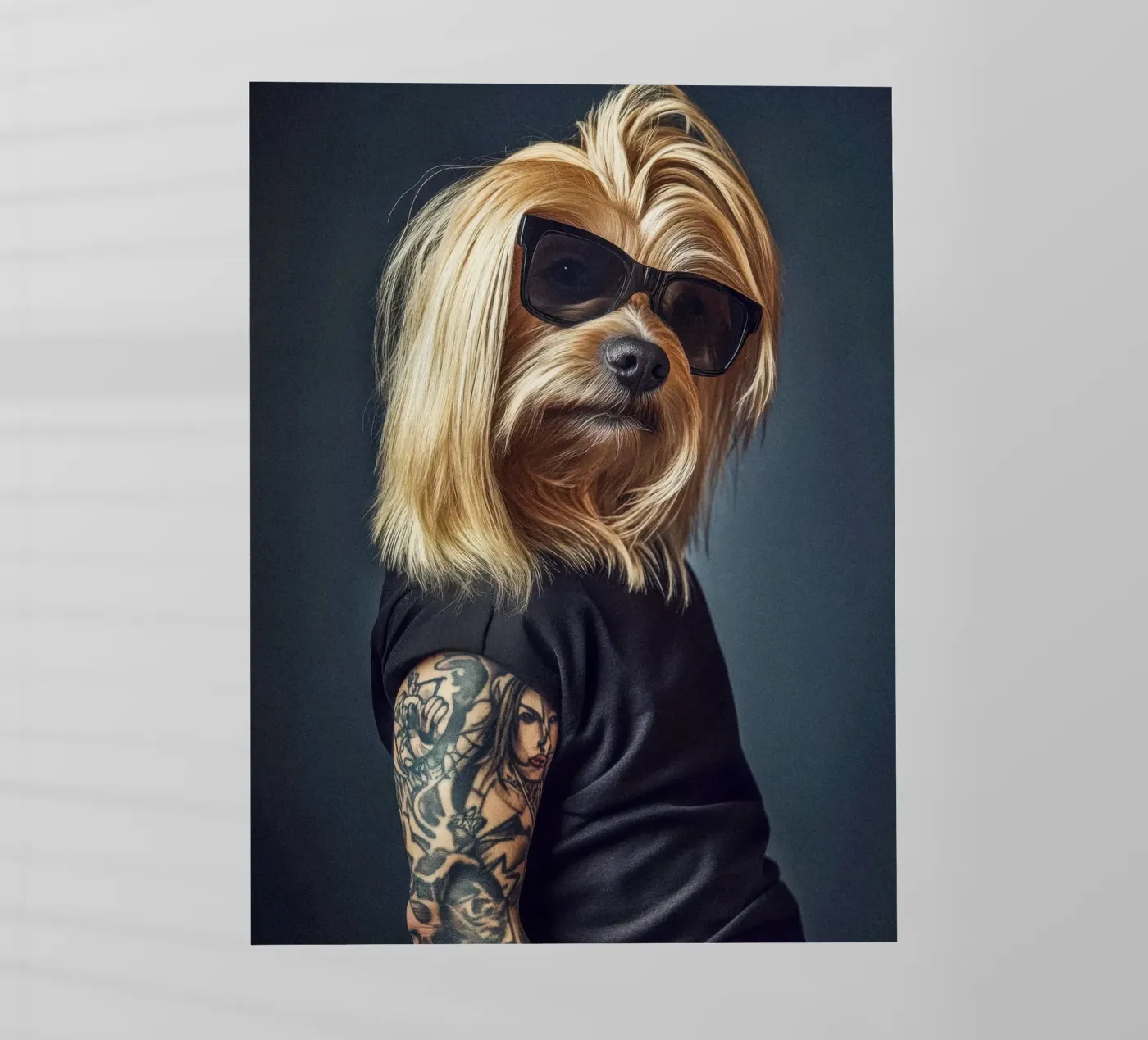 Juno backlit folie van Affiches Chien Originales – Dogland