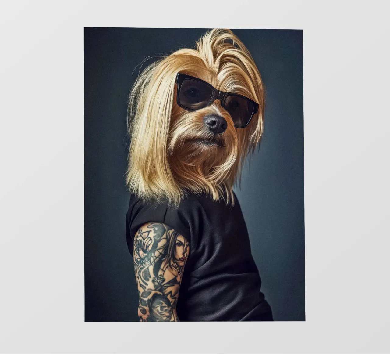 Juno fotobehang van Affiches Chien Originales – Dogland