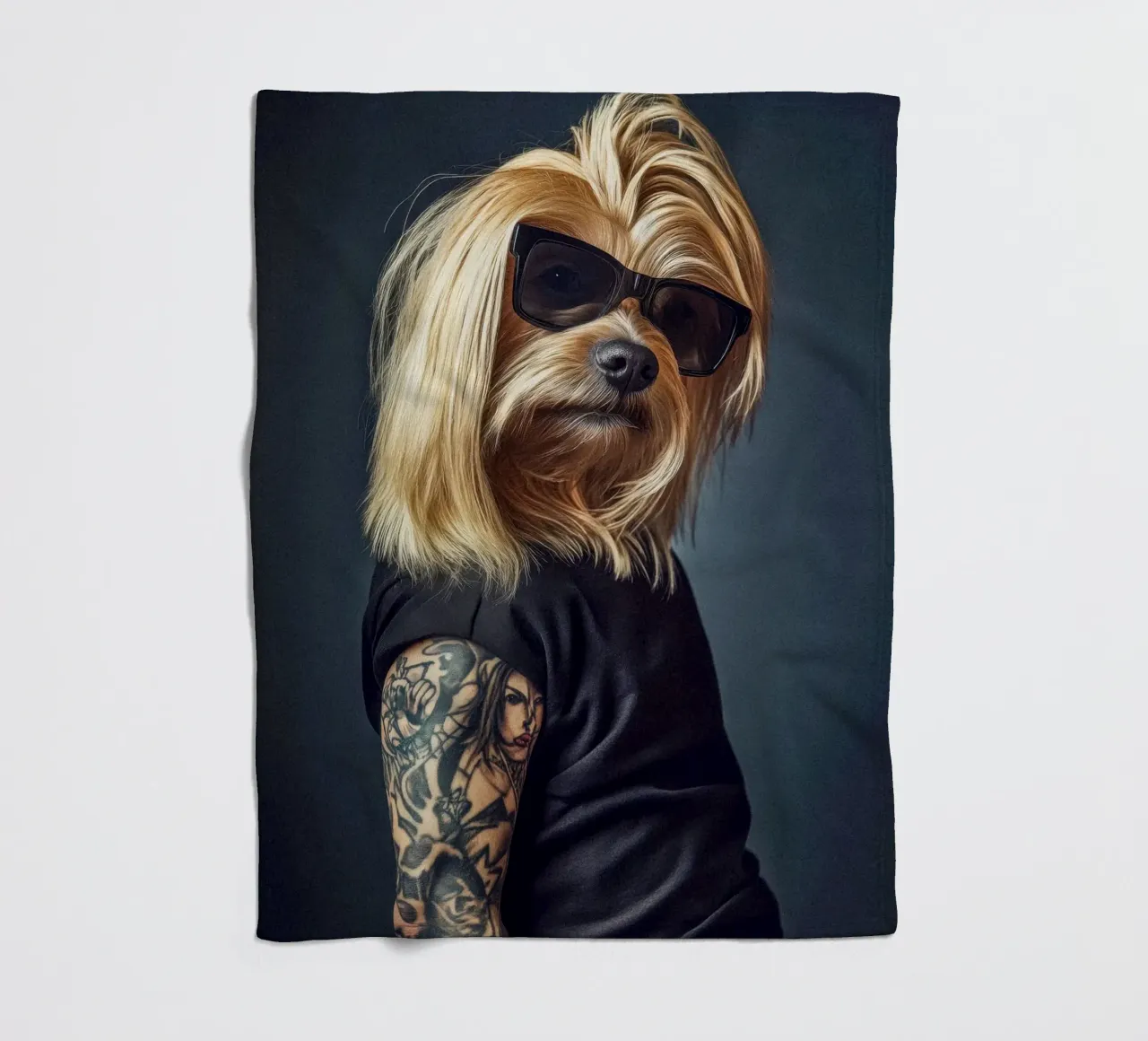 Juno Fleecedecke von Affiches Chien Originales – Dogland