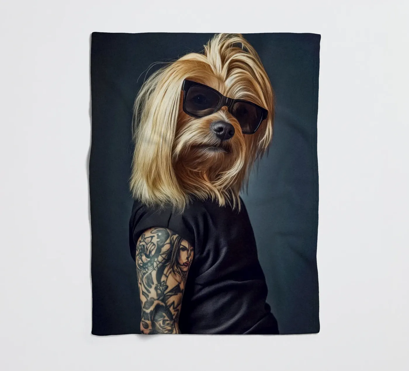 Juno fleece blanket by Affiches Chien Originales – Dogland