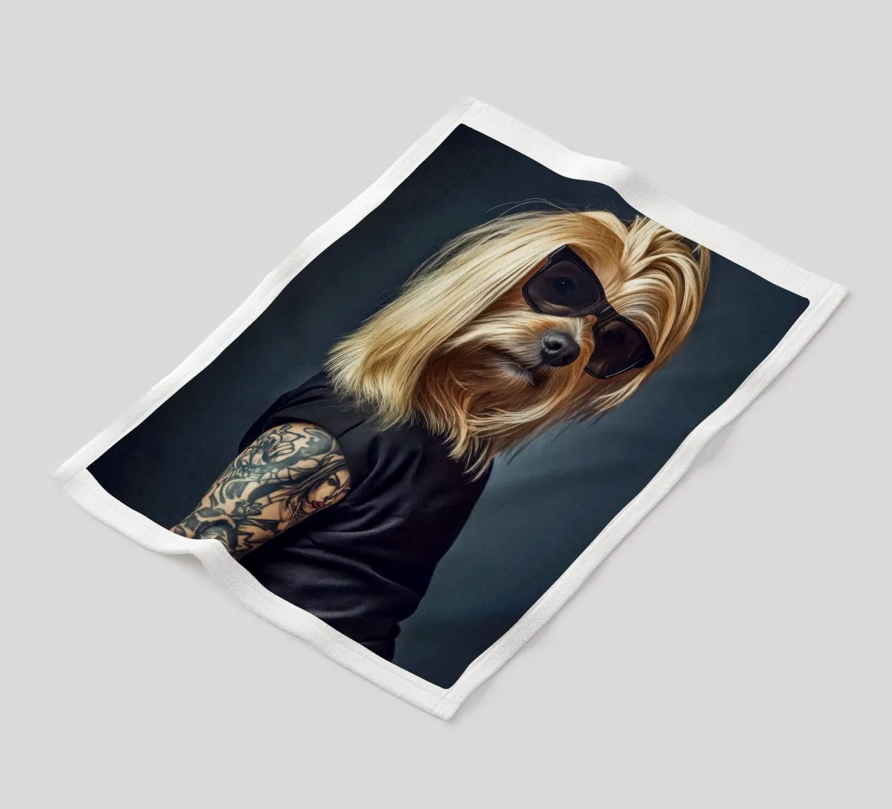 Juno Fleecedecke von Affiches Chien Originales – Dogland