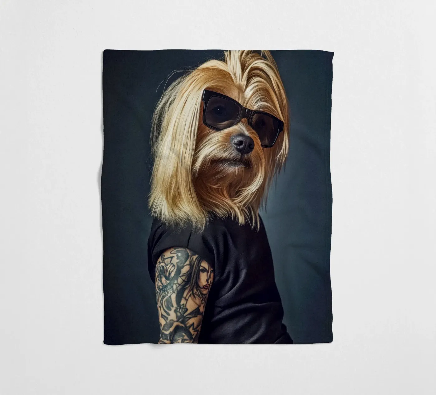 Juno fleece blanket by Affiches Chien Originales – Dogland