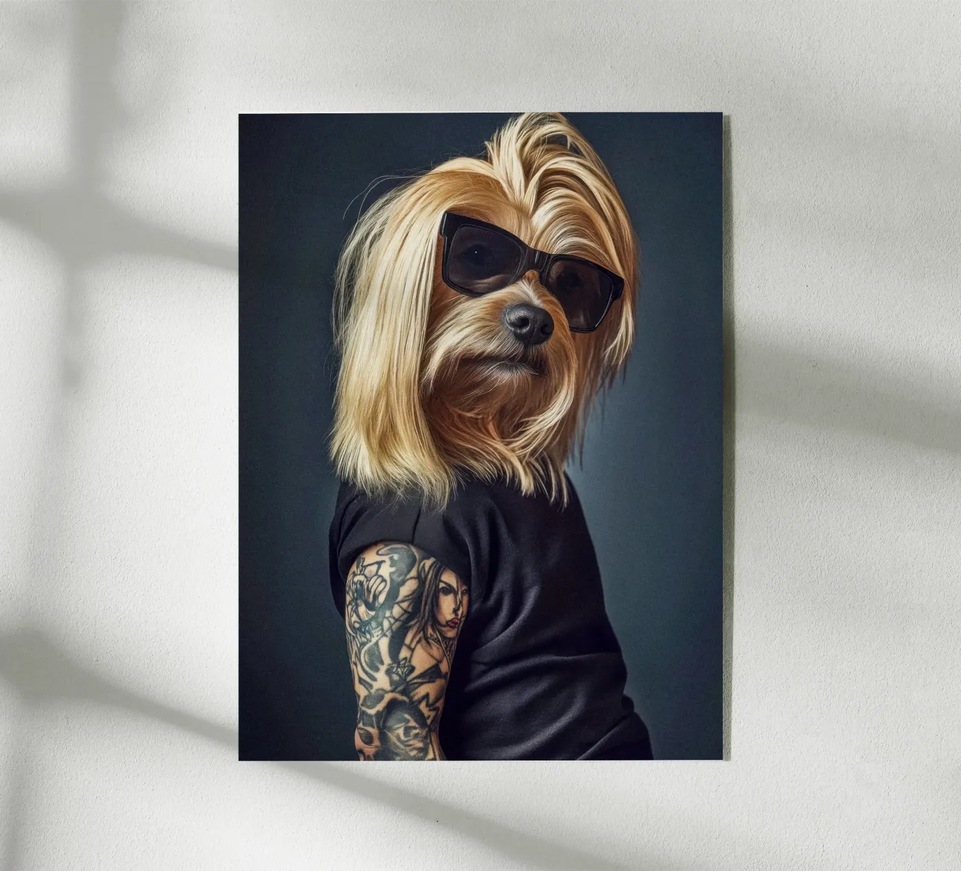Juno acrylic glass by Affiches Chien Originales – Dogland