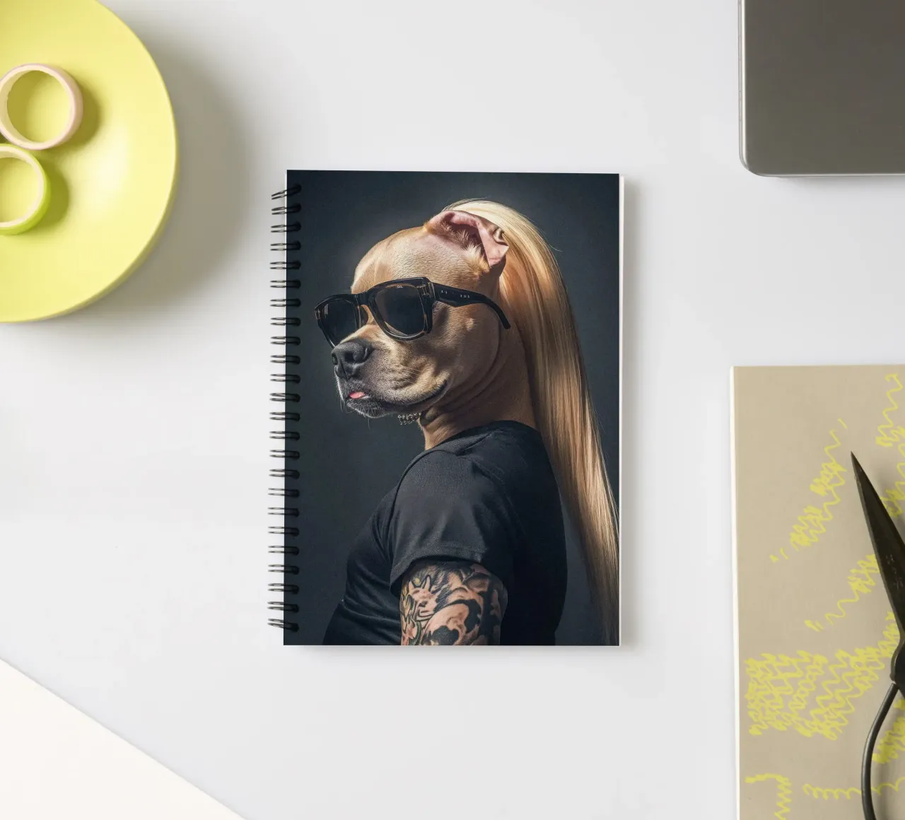 Vega carnet à spirale de Affiches Chien Originales – Dogland