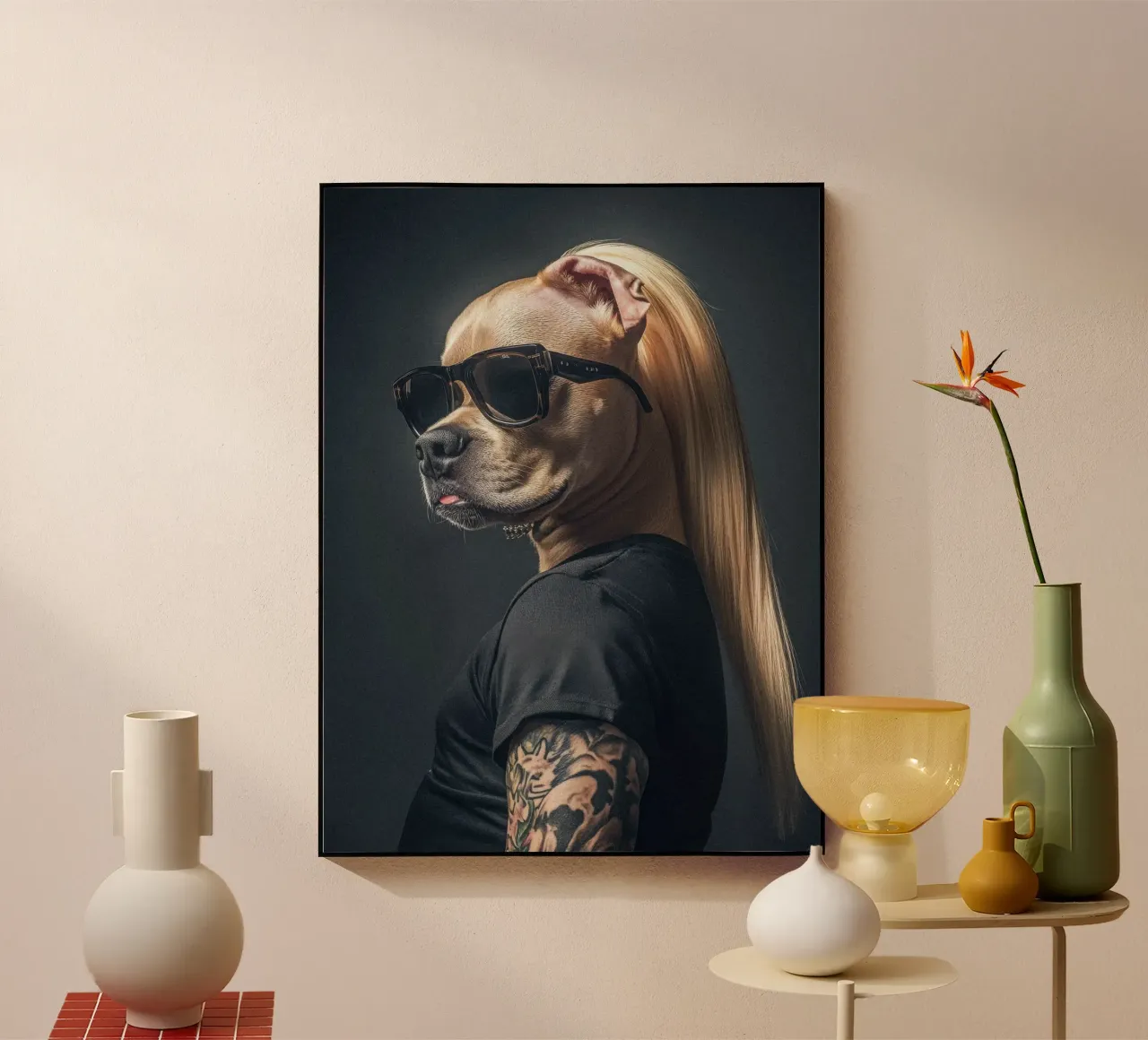 Vega plexiglass da Affiches Chien Originales – Dogland