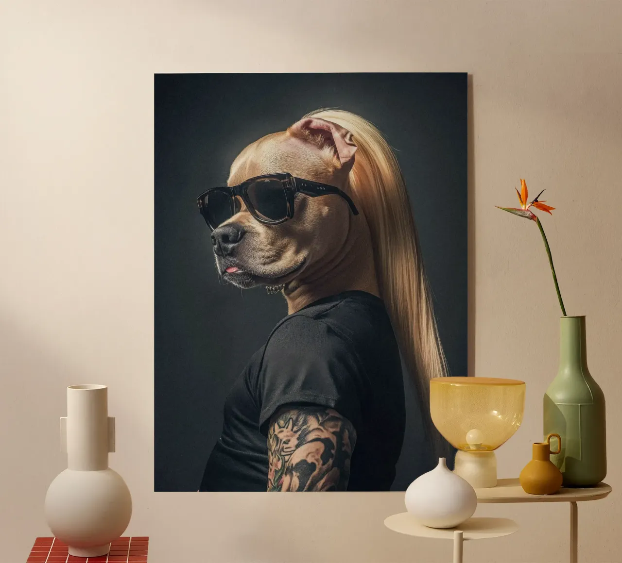 Vega plexiglass da Affiches Chien Originales – Dogland