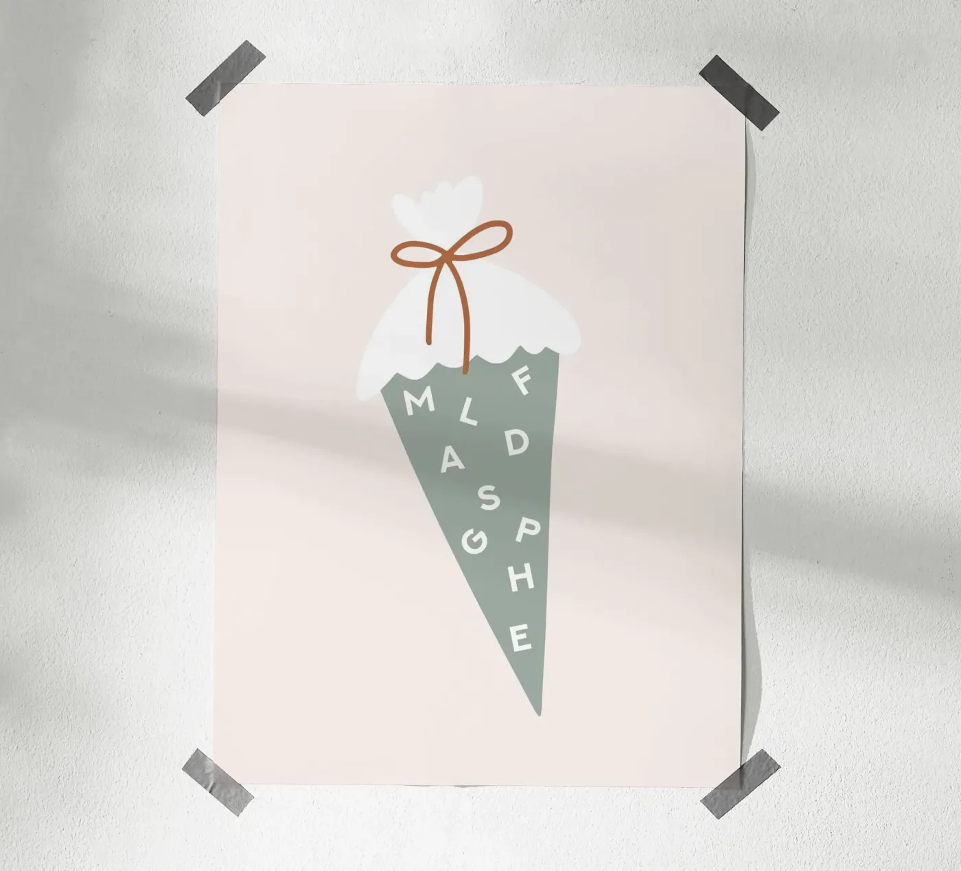 Schultüte poster da KRUTH DESIGN