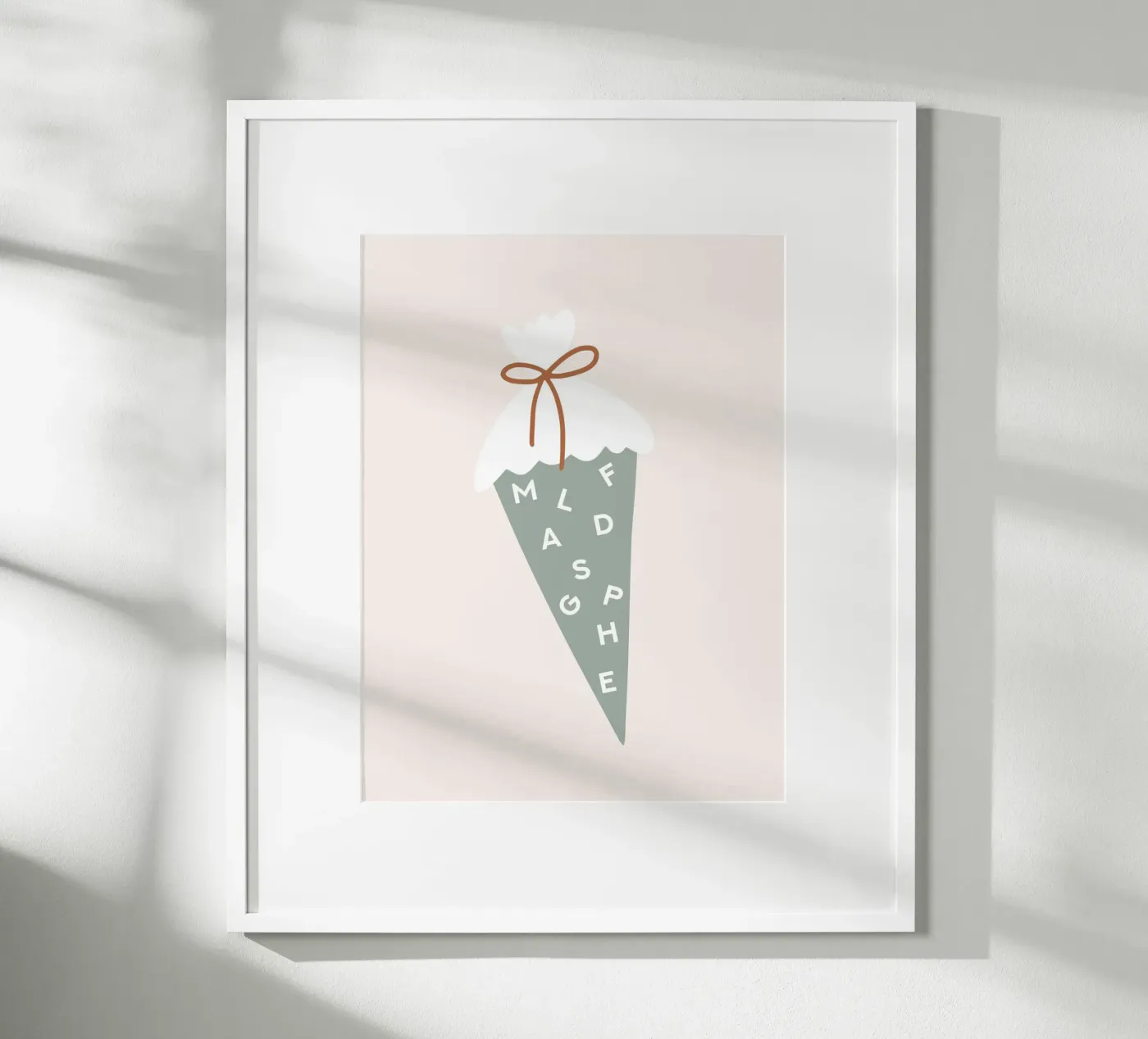 Schultüte poster da KRUTH DESIGN