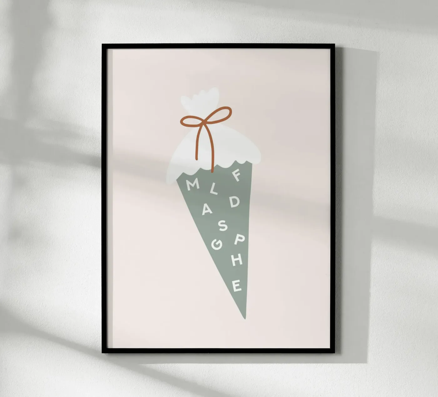 Schultüte poster da KRUTH DESIGN
