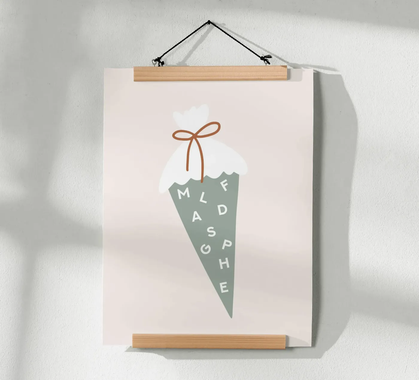Schultüte poster da KRUTH DESIGN