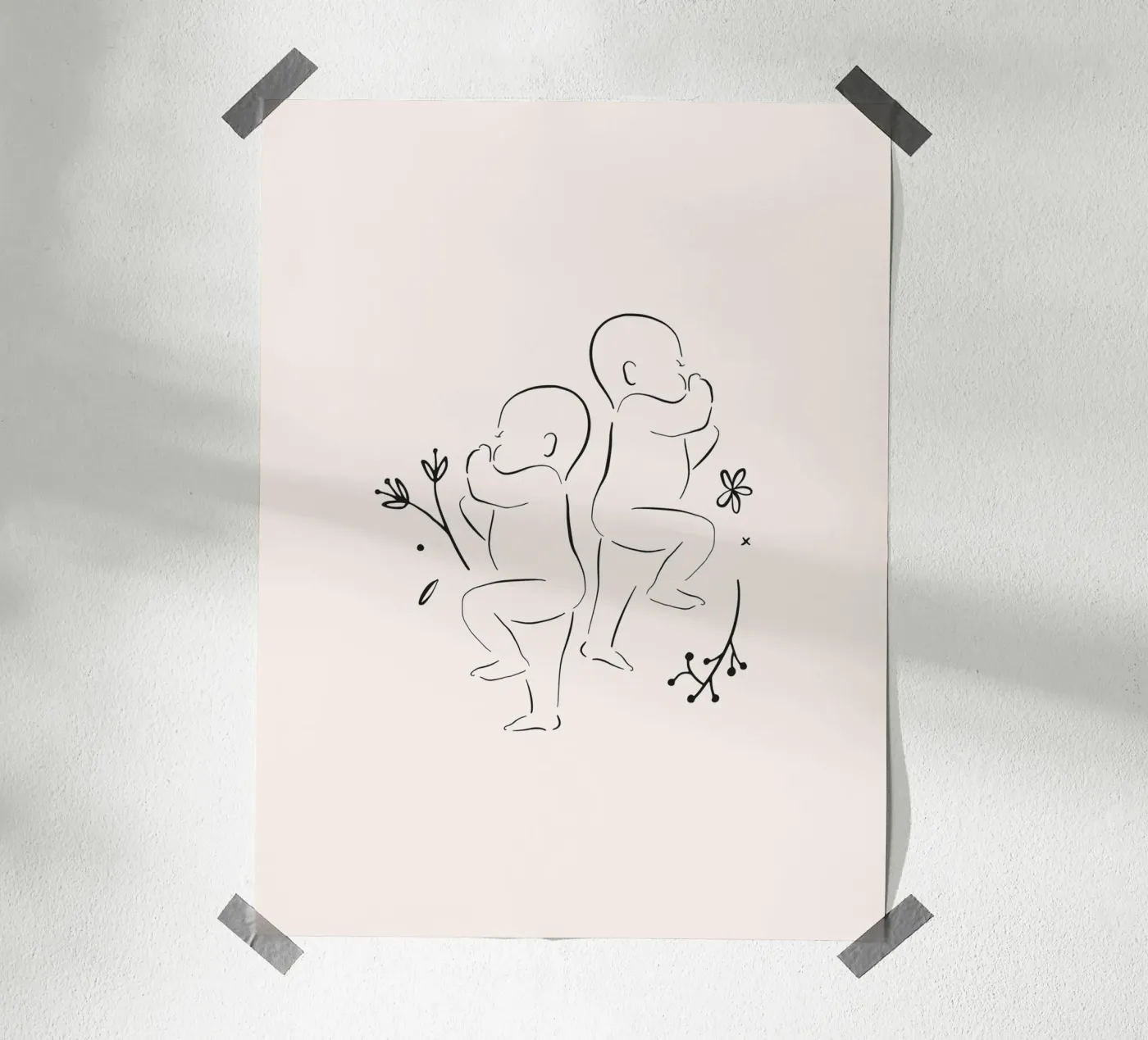 Zwillinge poster da KRUTH DESIGN