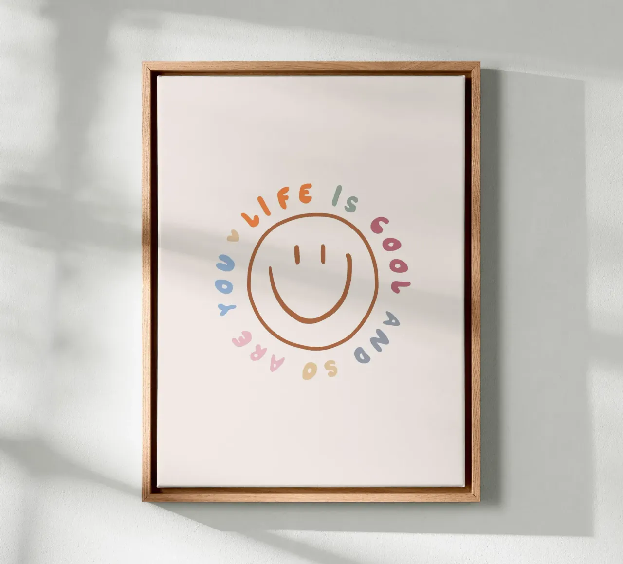 Smile tela con Cornice a cassetta da KRUTH DESIGN