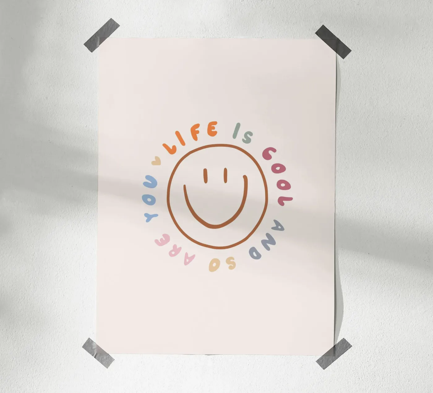 Smile poster van KRUTH DESIGN