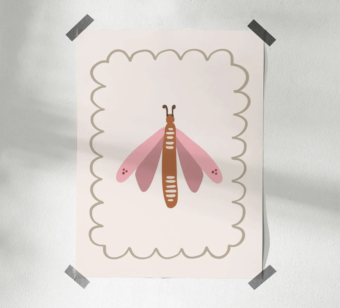 Motte poster by KRUTH DESIGN