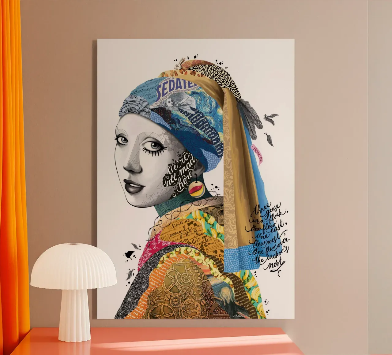 All Mad Here plexiglass da Nour Tohme