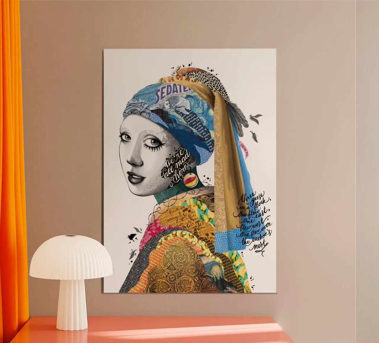 All Mad Here poster da Nour Tohme