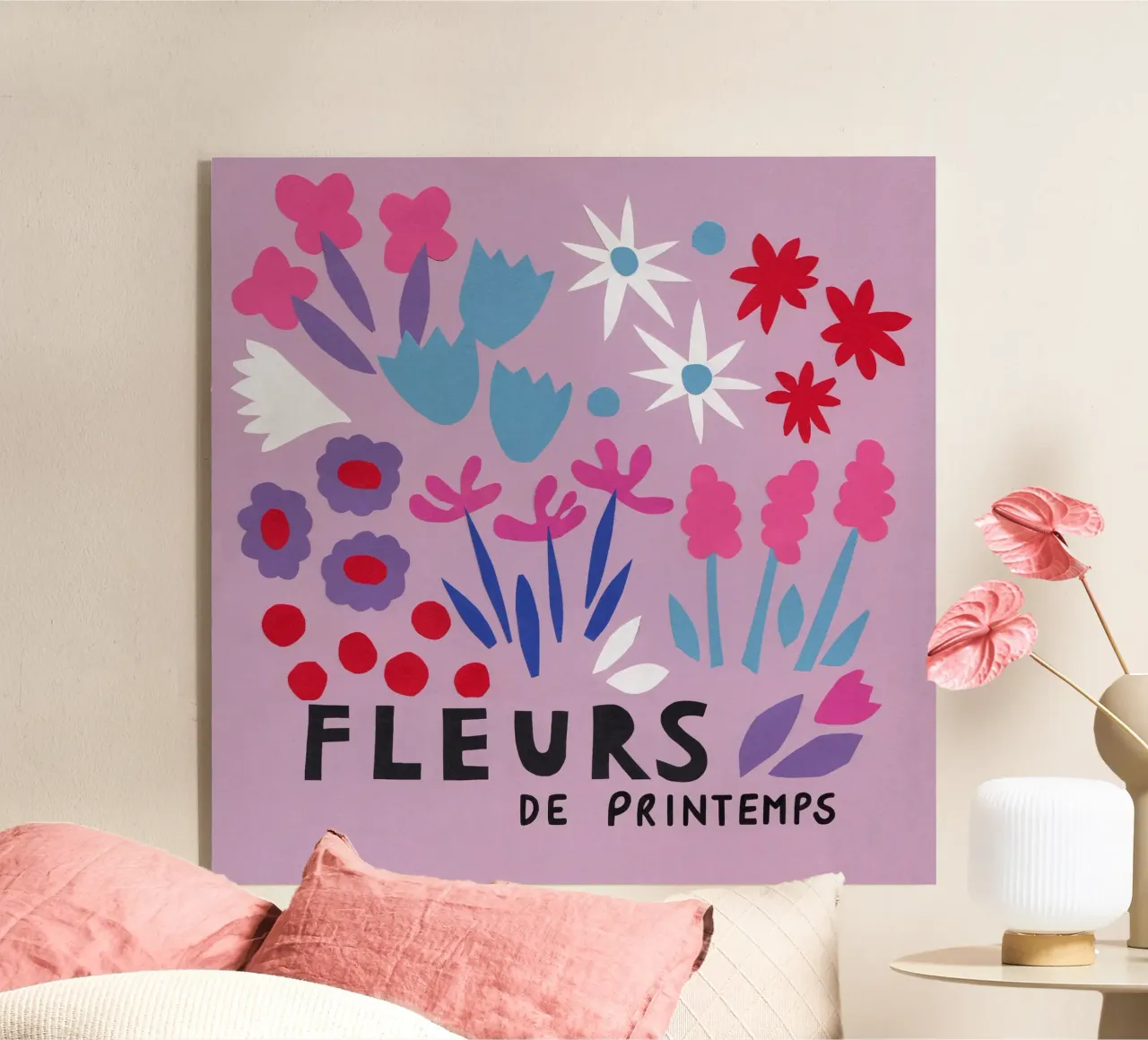 Fleur de Printemps acrylic glass by Iris Knabenschuh Design