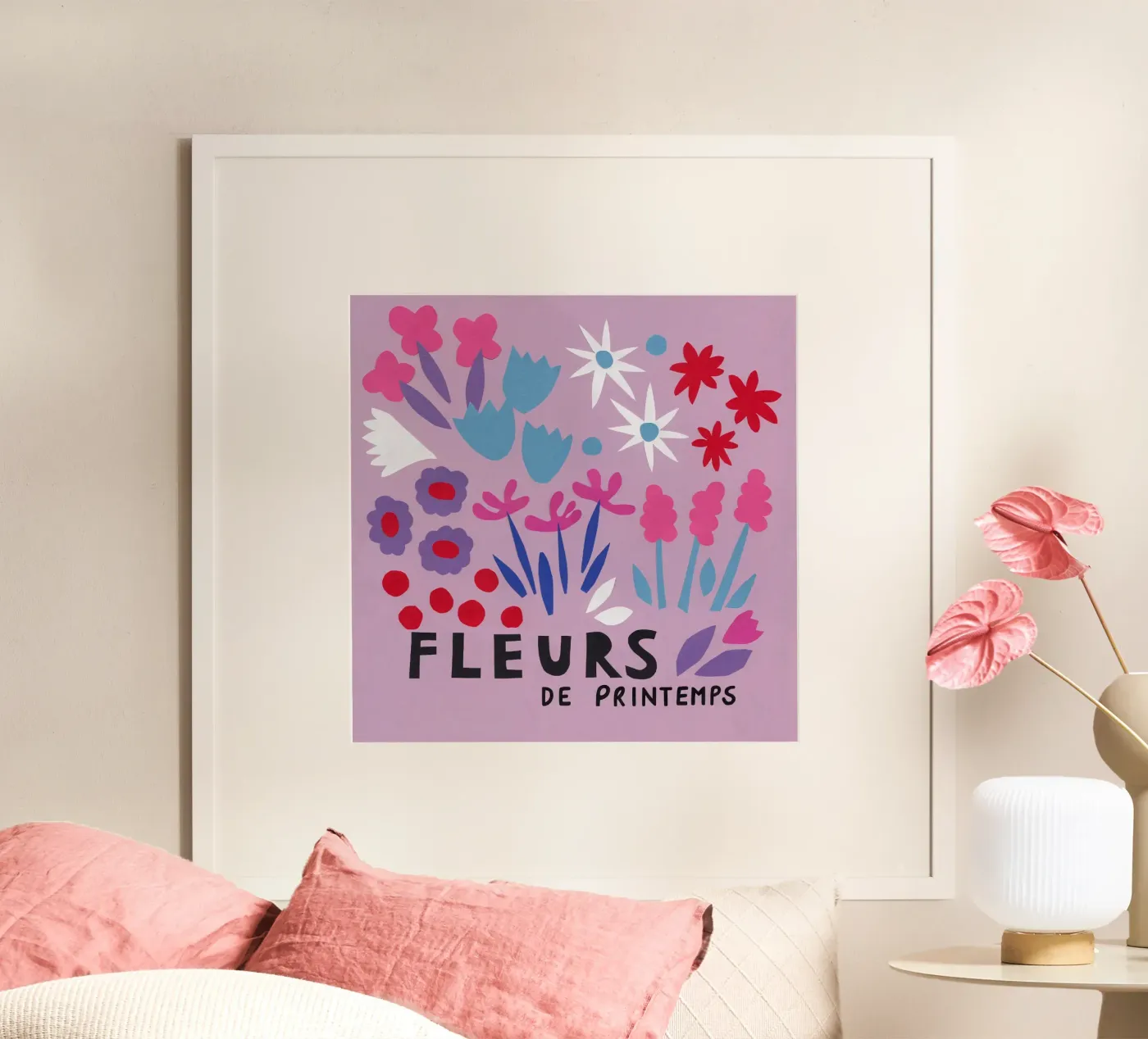 Fleur de Printemps poster da Iris Knabenschuh Design