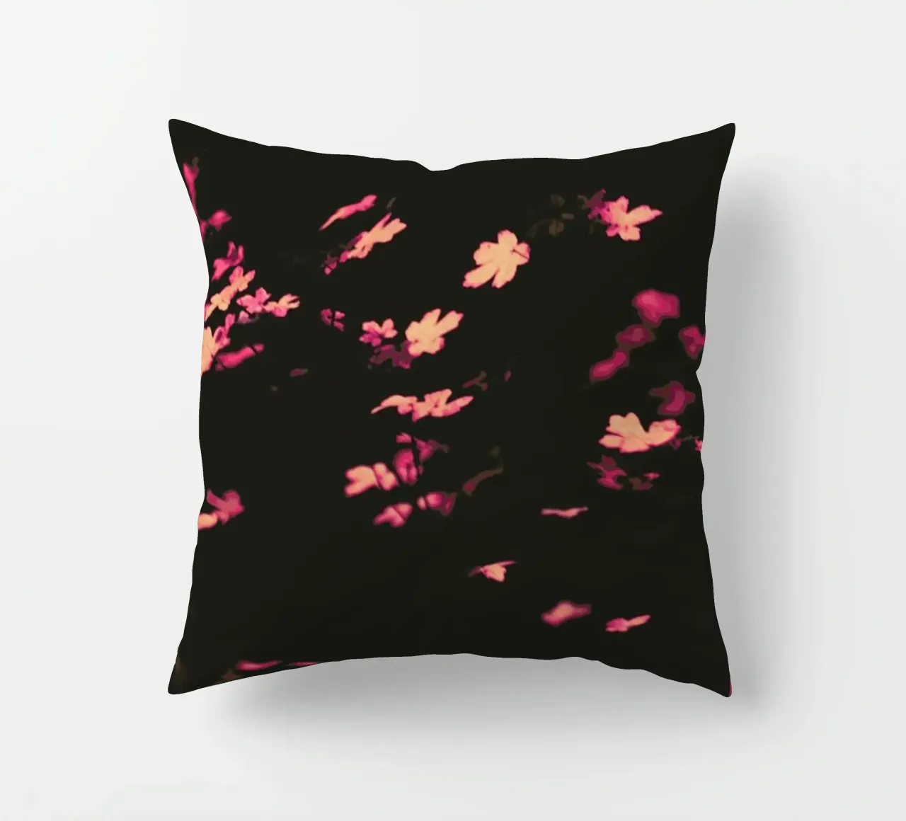 Pink Butterflies decorative cushion by Ingrid Beddoes
