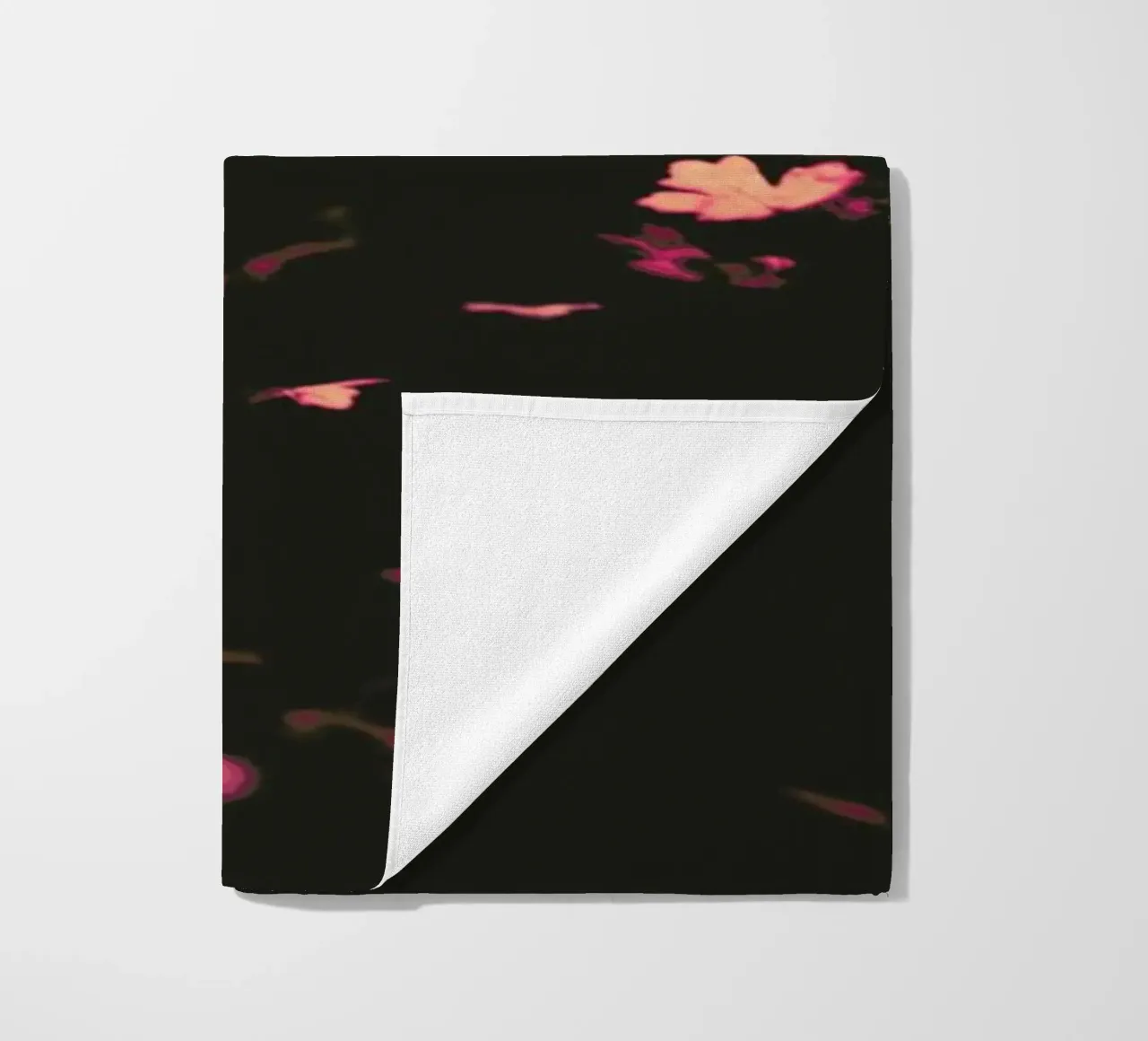 Pink Butterflies beach towel by Ingrid Beddoes