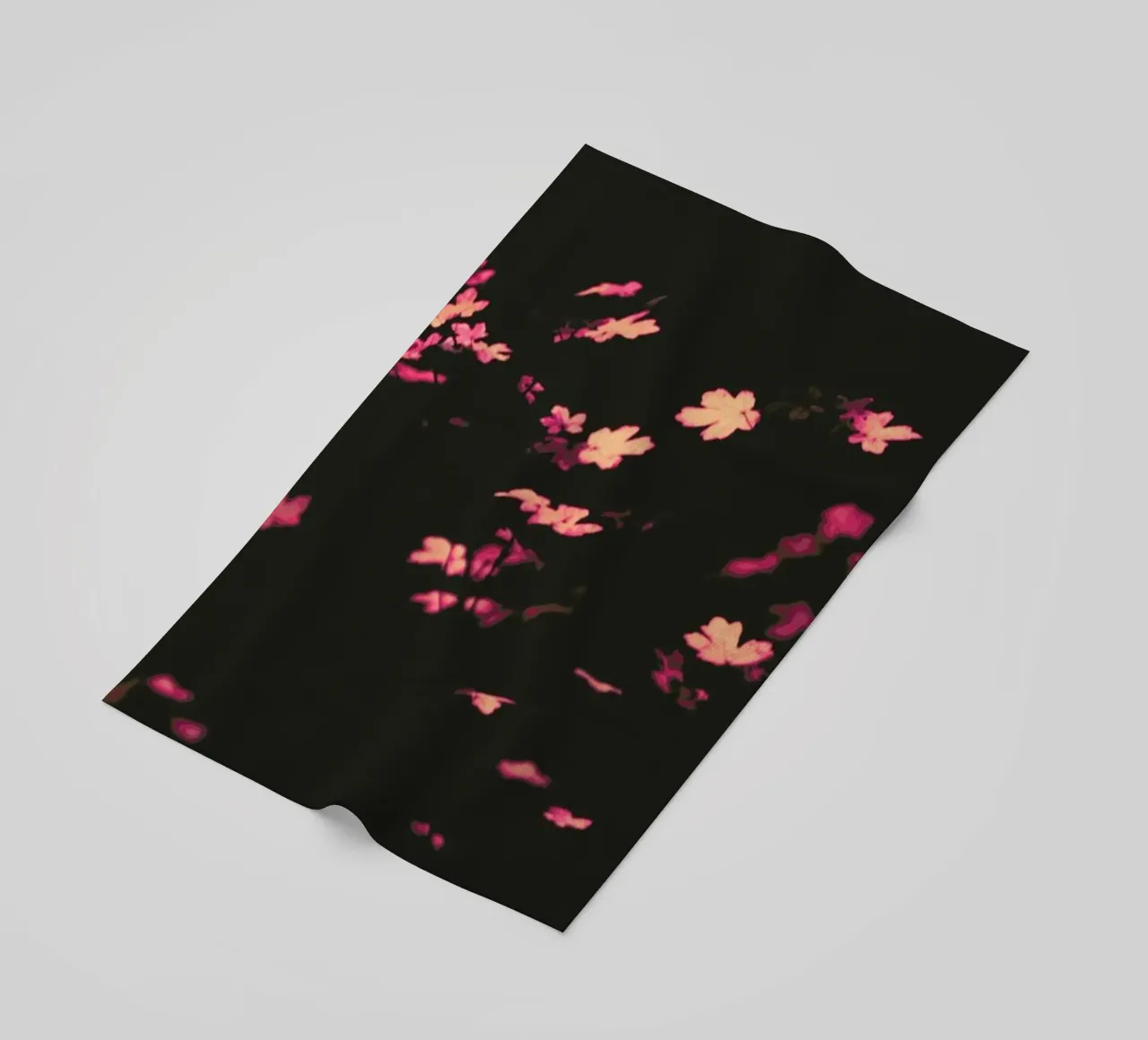 Pink Butterflies beach towel by Ingrid Beddoes