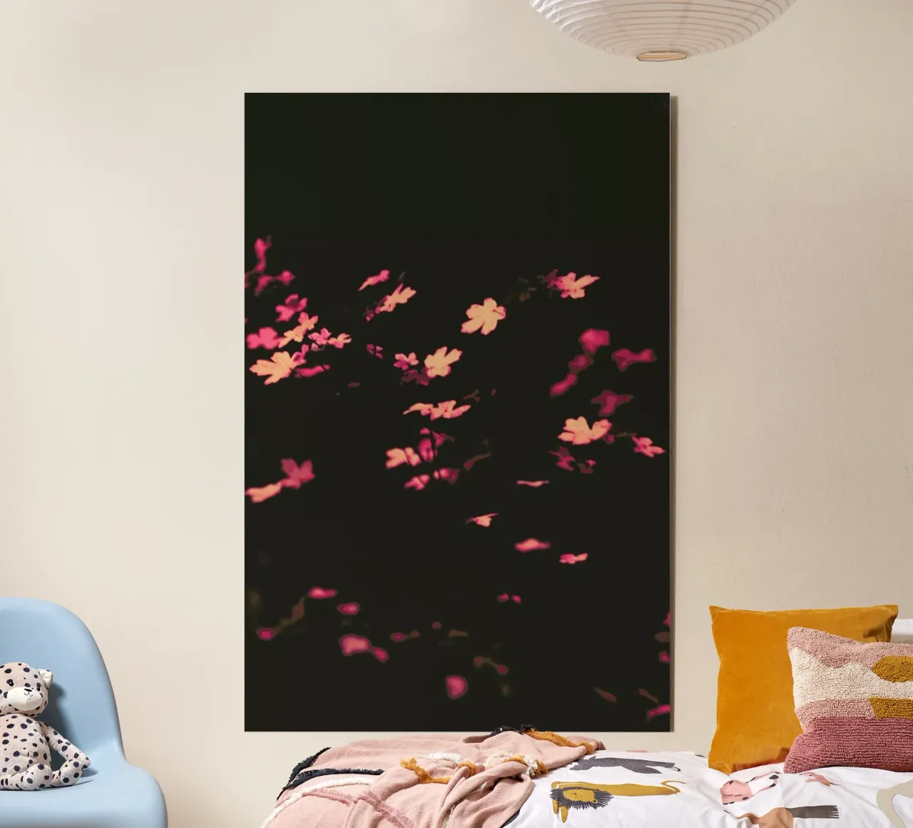 Pink Butterflies alu-dibond by Ingrid Beddoes