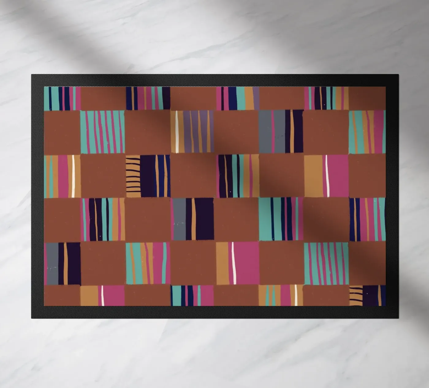 Stripes doormat by GigiRosado