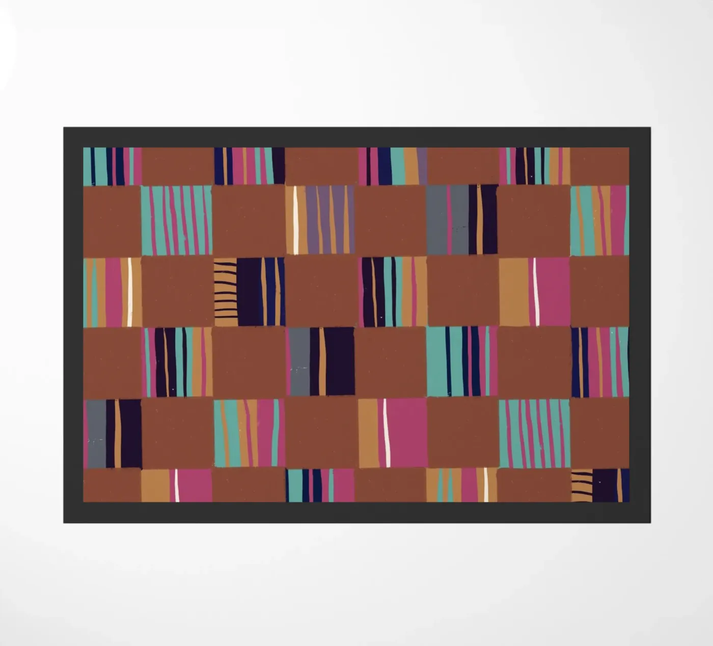 Stripes doormat by GigiRosado