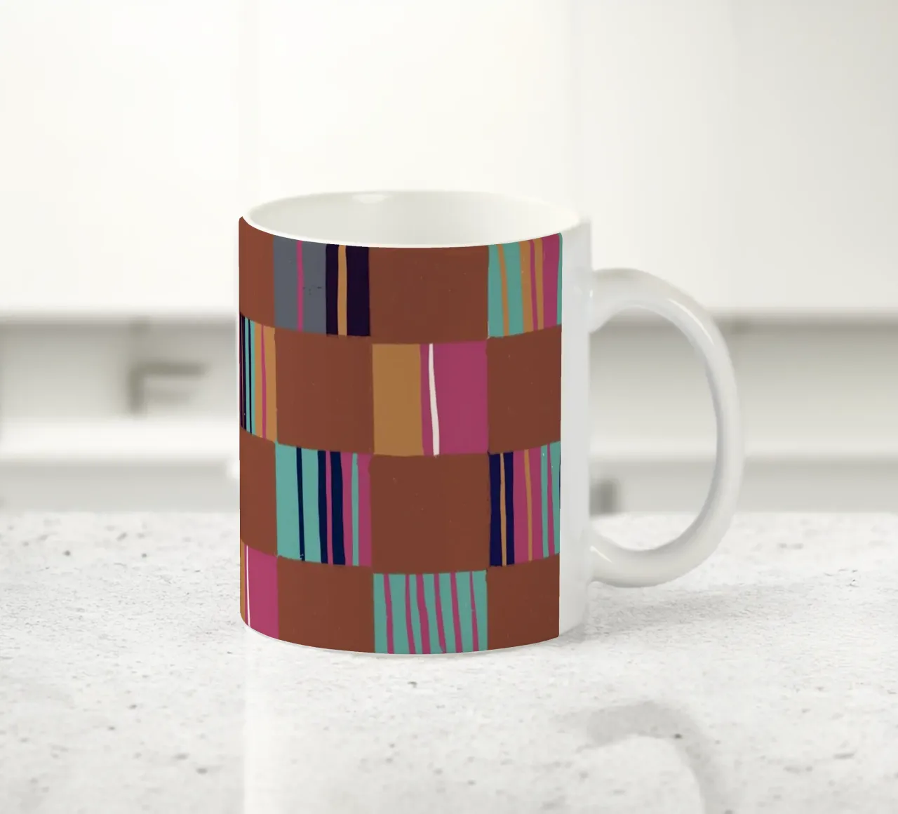 Stripes tazza in ceramica da GigiRosado